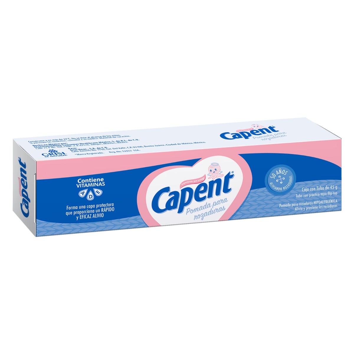 Capent Farmacias del Ahorro | CAPENT POMADA TUBO 45 G | Tienda en línea a todo ...