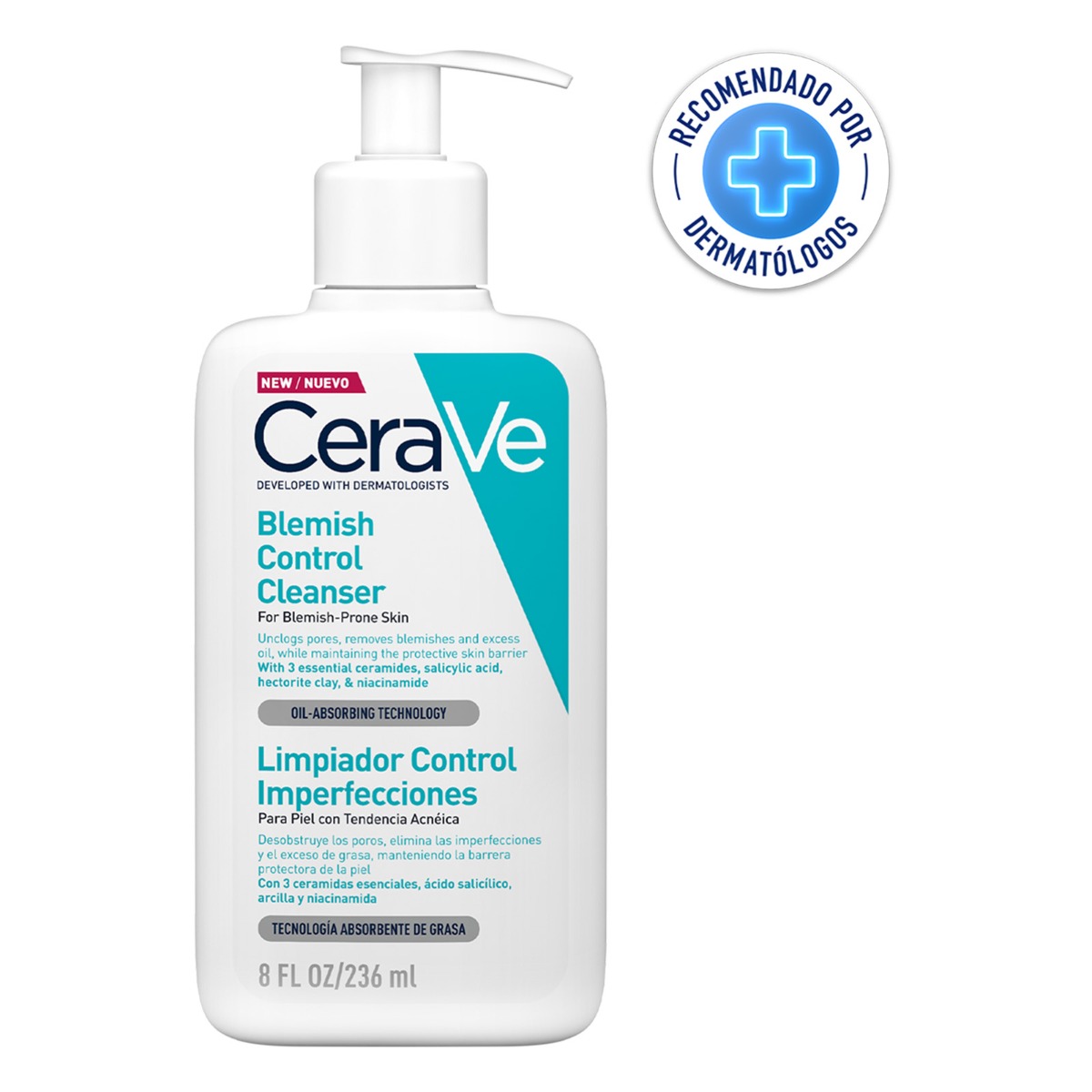 CeraVe Limpiador Control Imperfecciones 8 oz