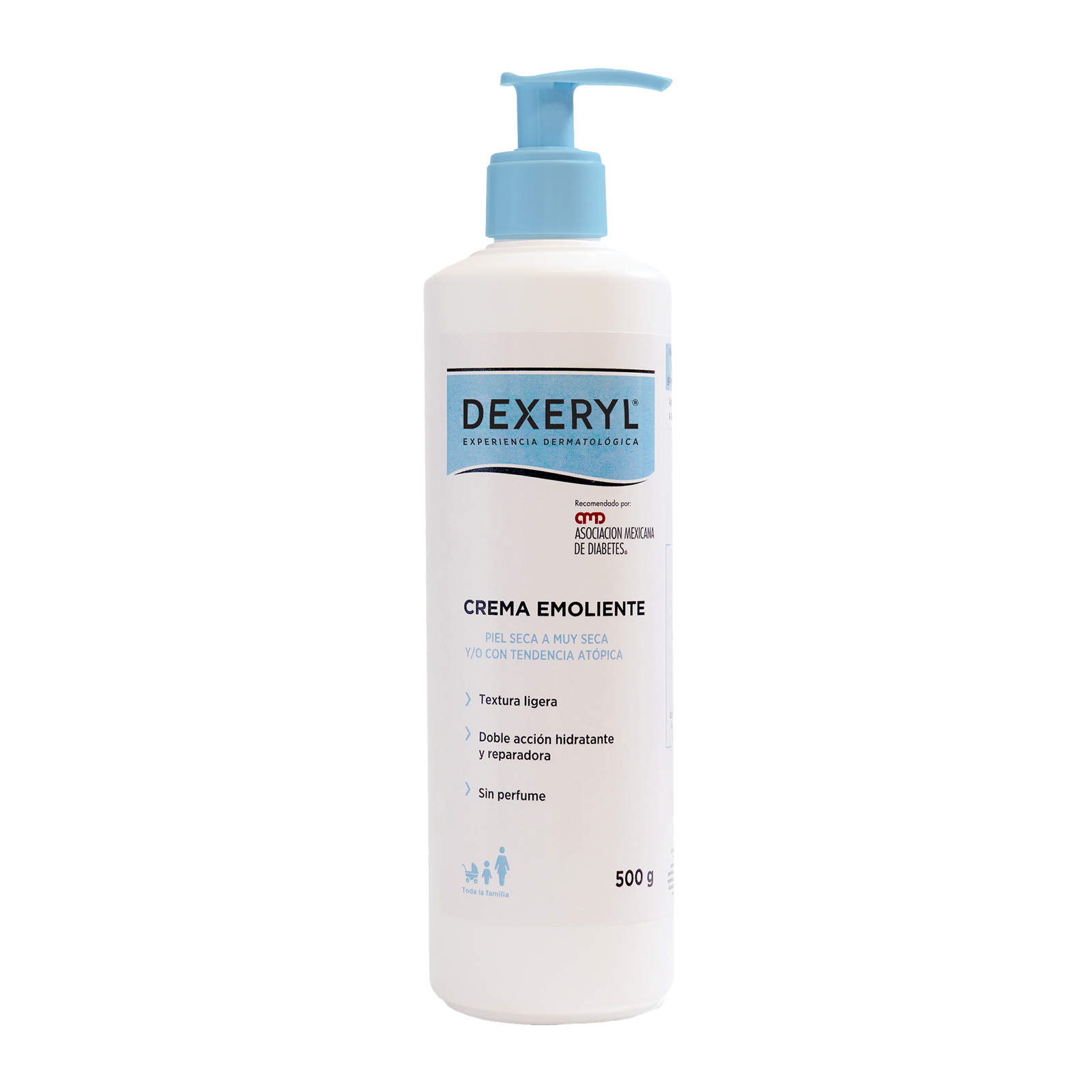 Dexeryl Crema Emoliente Hidratante y Reparadora 500 g