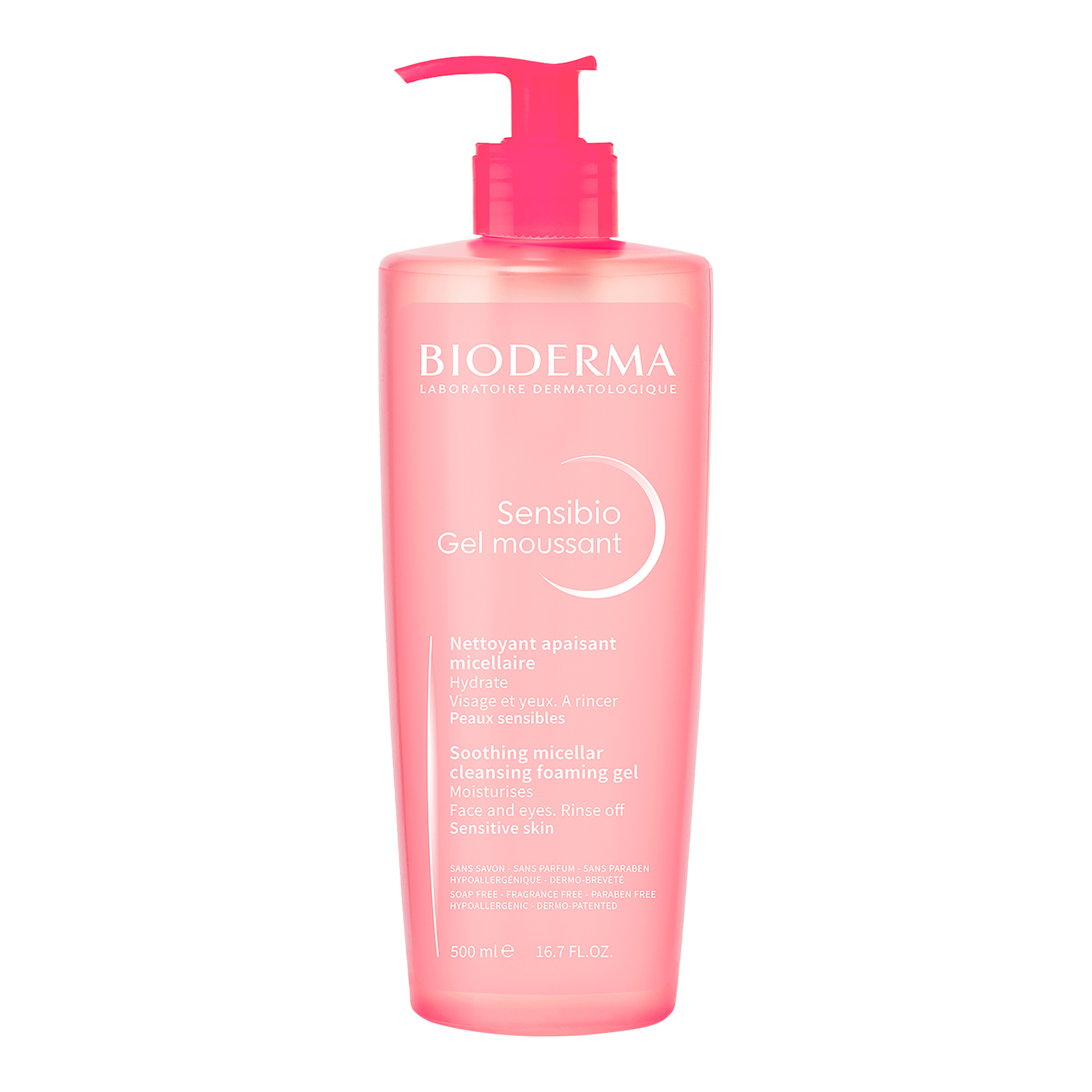 Bioderma Sensibio Gel Moussant Dermolimpiador para Piel Sensible 500 ml