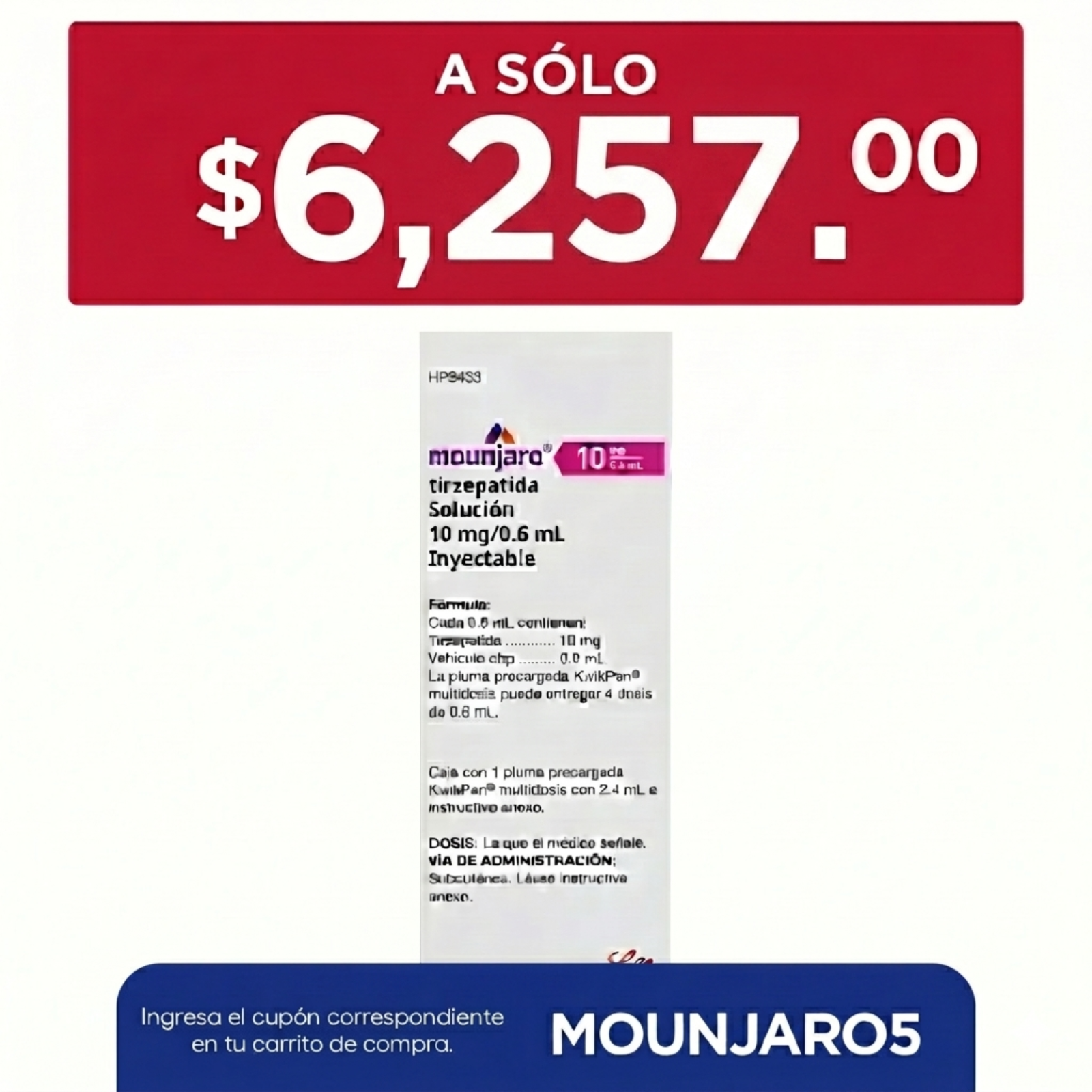 tirzepatide farmacia del ahorro Tarjeta de y cupn de Mounjaro 2026: precios Farmacias del Ahorro | Mounjaro