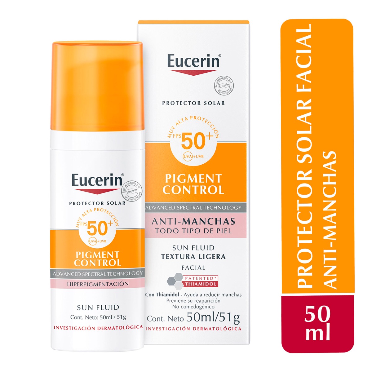 Eucerin sun prot 50+ FPS  pigment control 50ml
