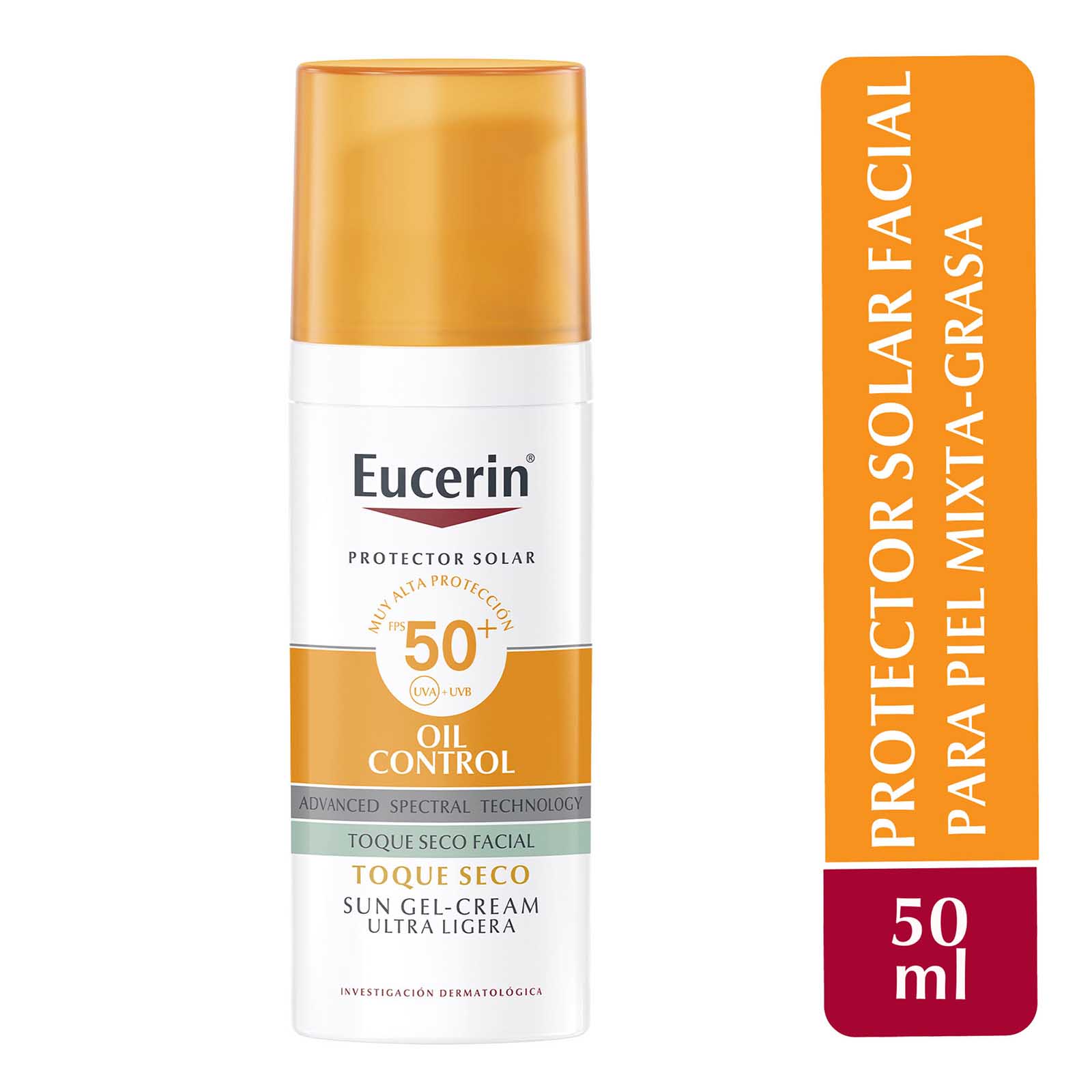 Eucerin Sun Protector Solar Facial Matificante FPS50+ 50ml