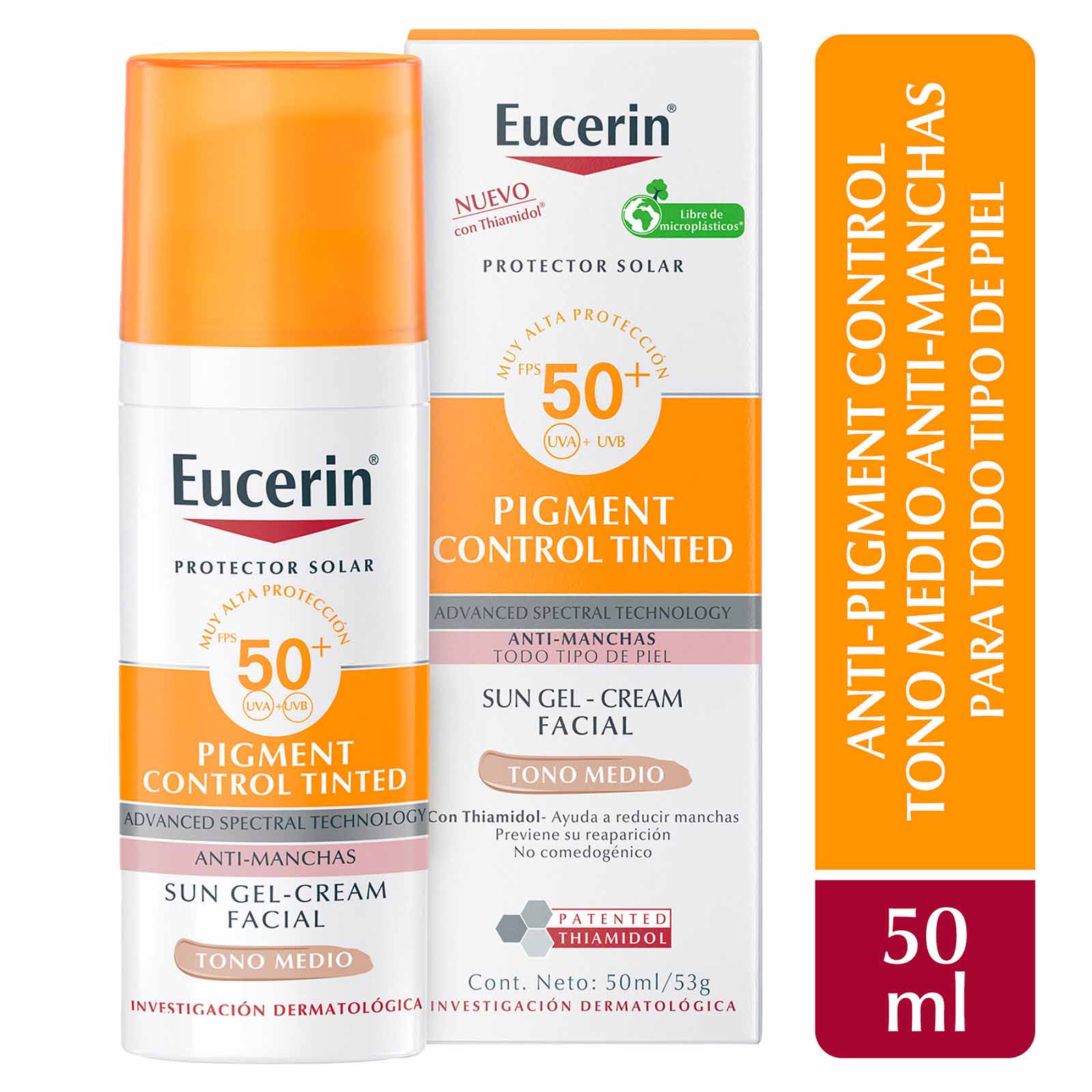 Eucerin Sun Face Pigment Control Tono Medio FPS50+