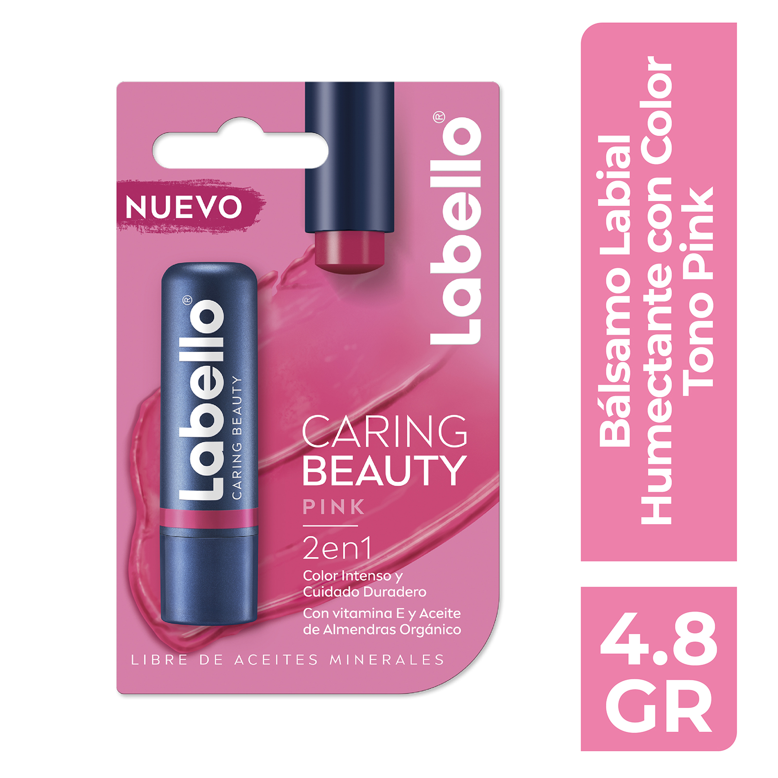Farmacias del Ahorro | Labello Caring Beauty bálsamo labial con color ...