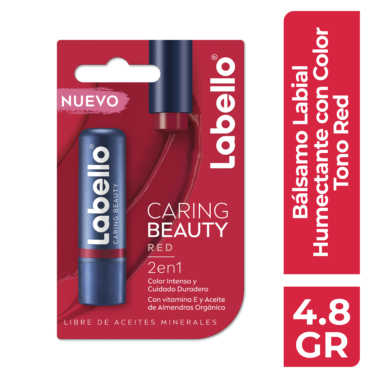 Farmacias del Ahorro | Labello Caring Beauty bálsamo labial con color ...