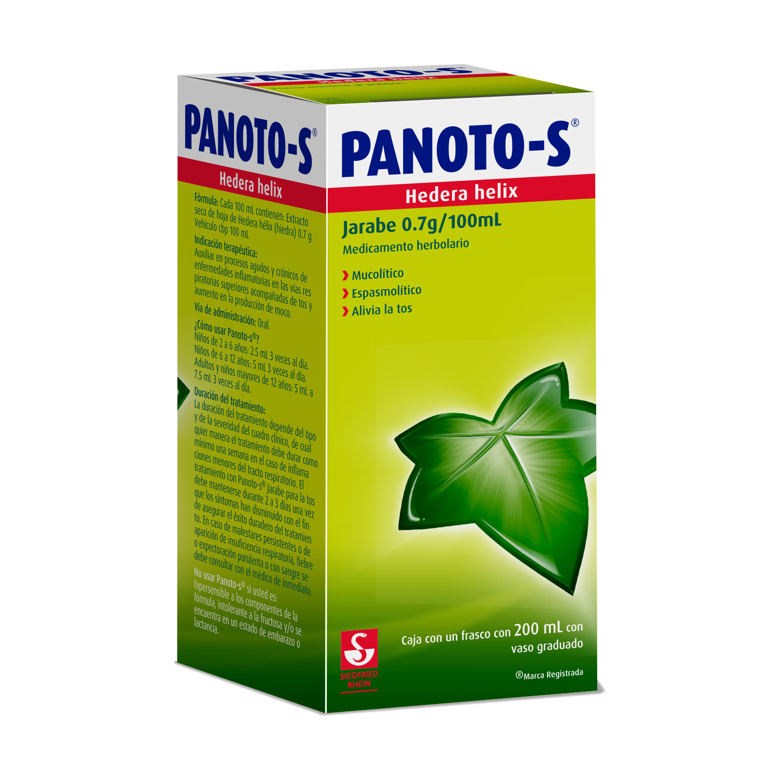 Panoto-S Frasco con jarabe 200 ml