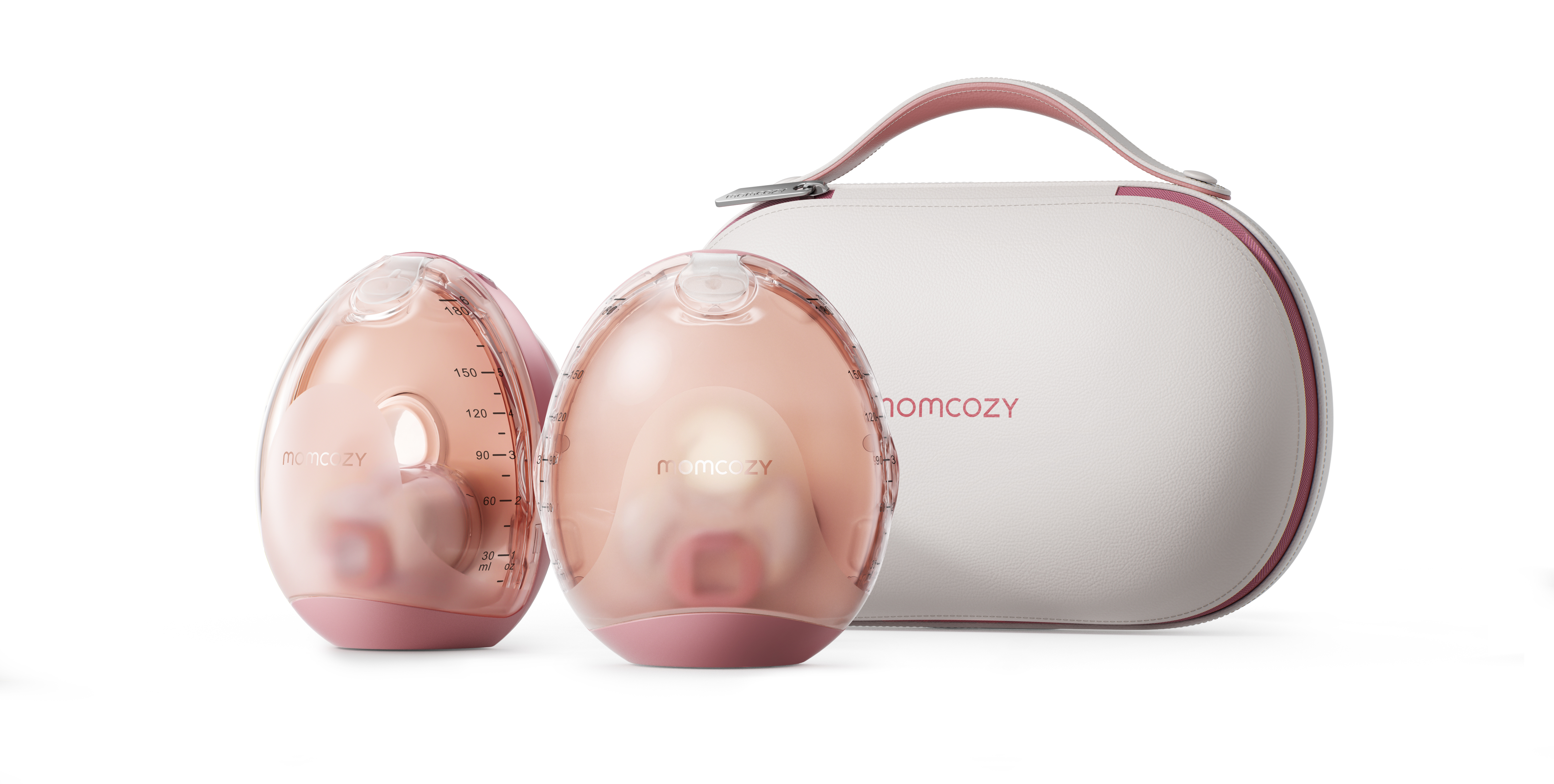 Extractor de Leche Momcozy Ultra-slim Air 1 Rojo