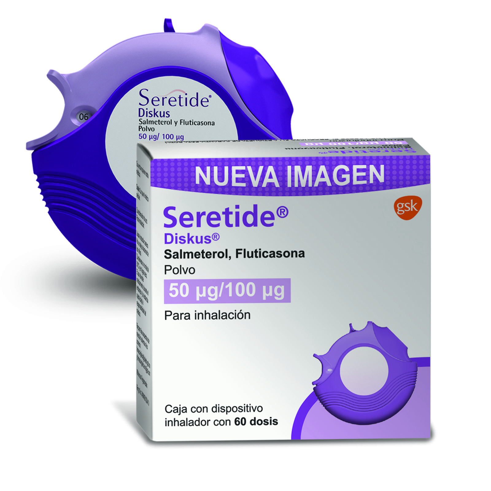 Farmacias del Ahorro | Seretide Disk 50 mcg /100 mcg oral 60 dosis ...