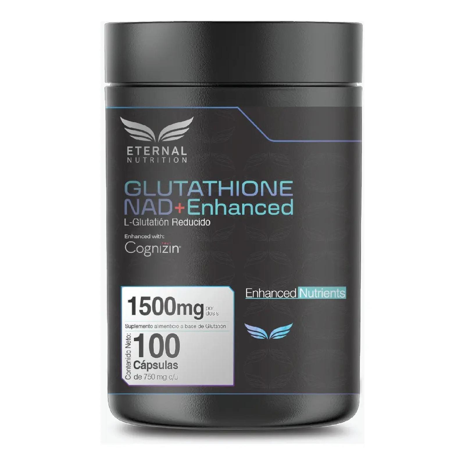 Farmacias del Ahorro | L-Glutathione con NAD+ (100 Caps) Eternal Nutrition