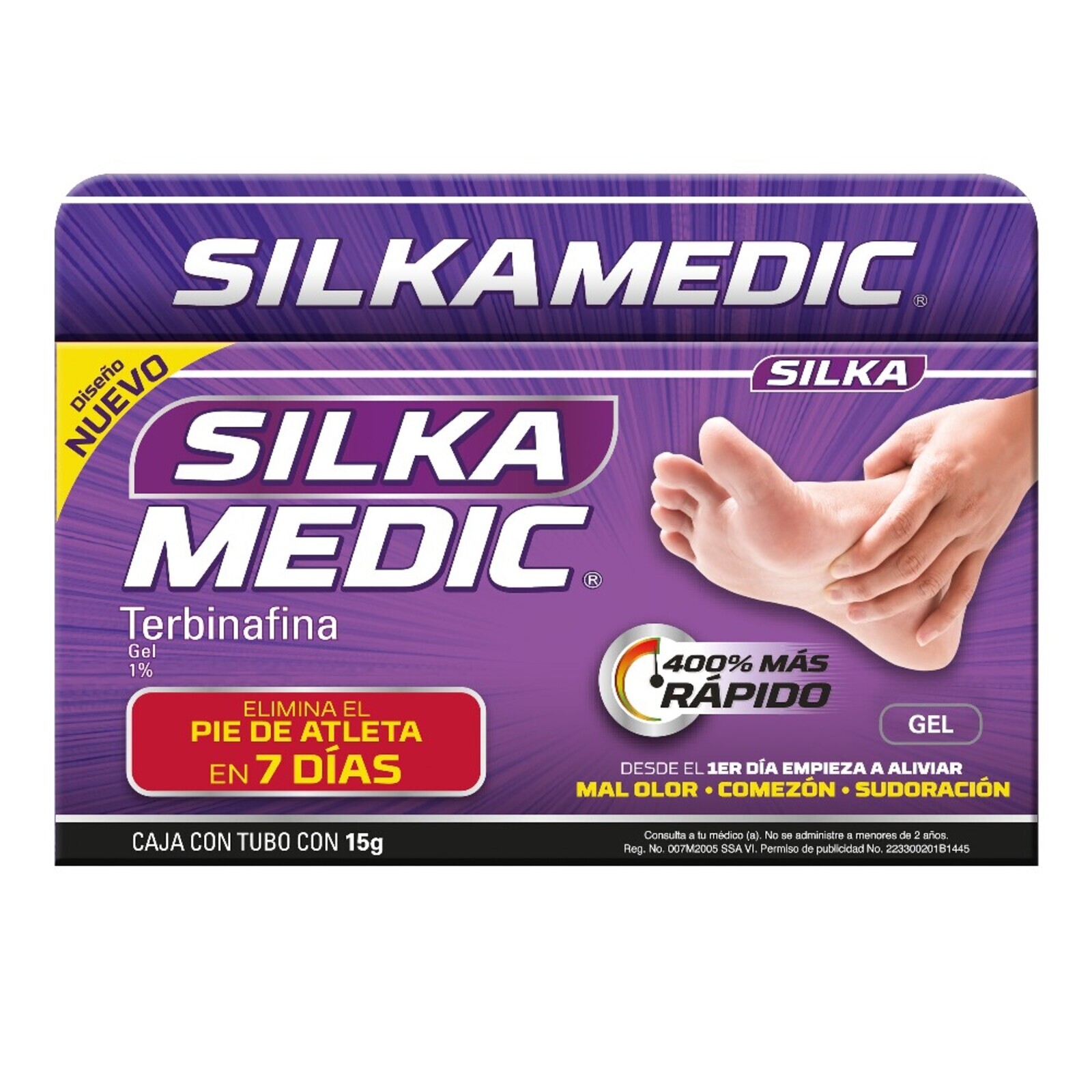 Silkamedic Gel Antimicótico Pie de Atleta 15 g