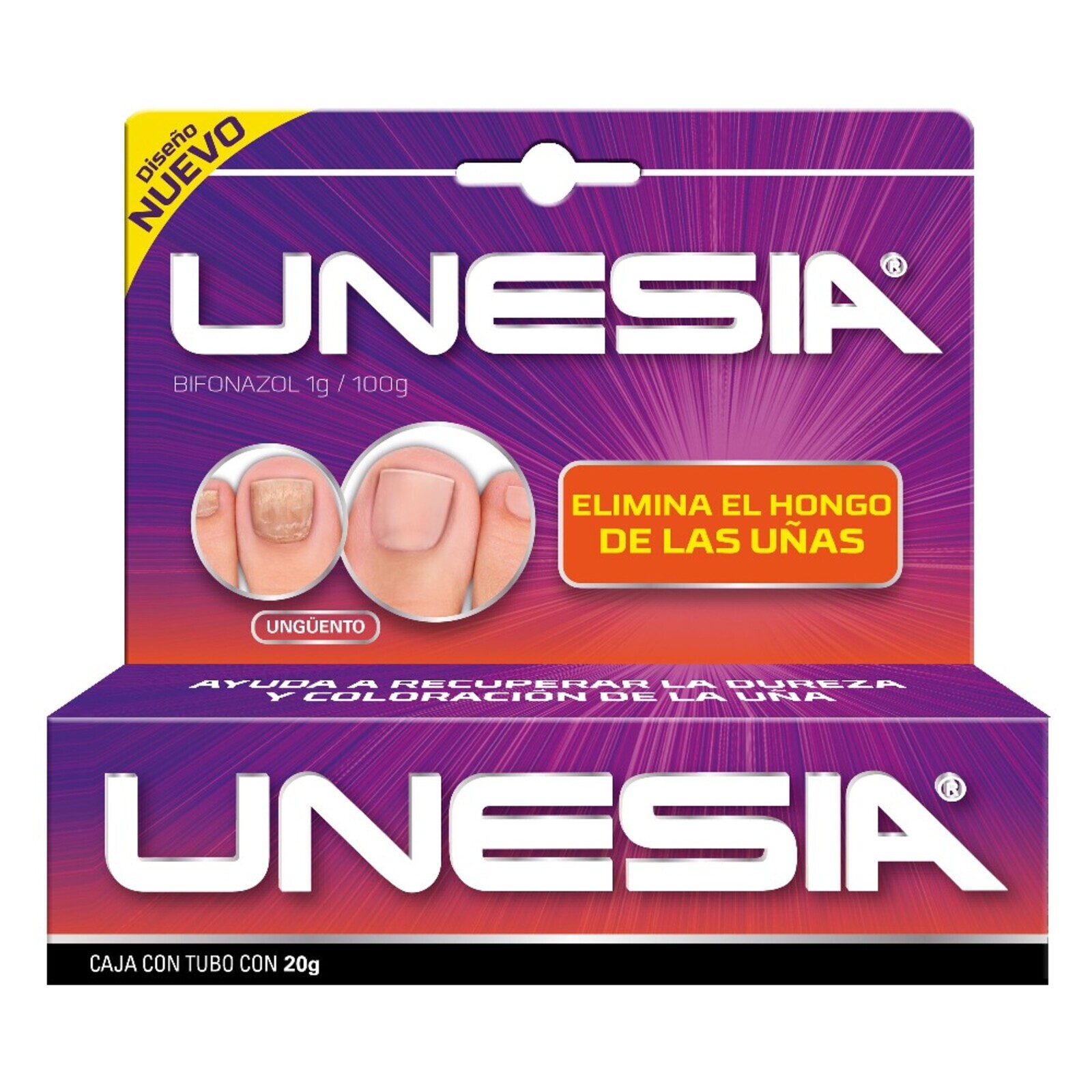 Unesia 20 g ung top