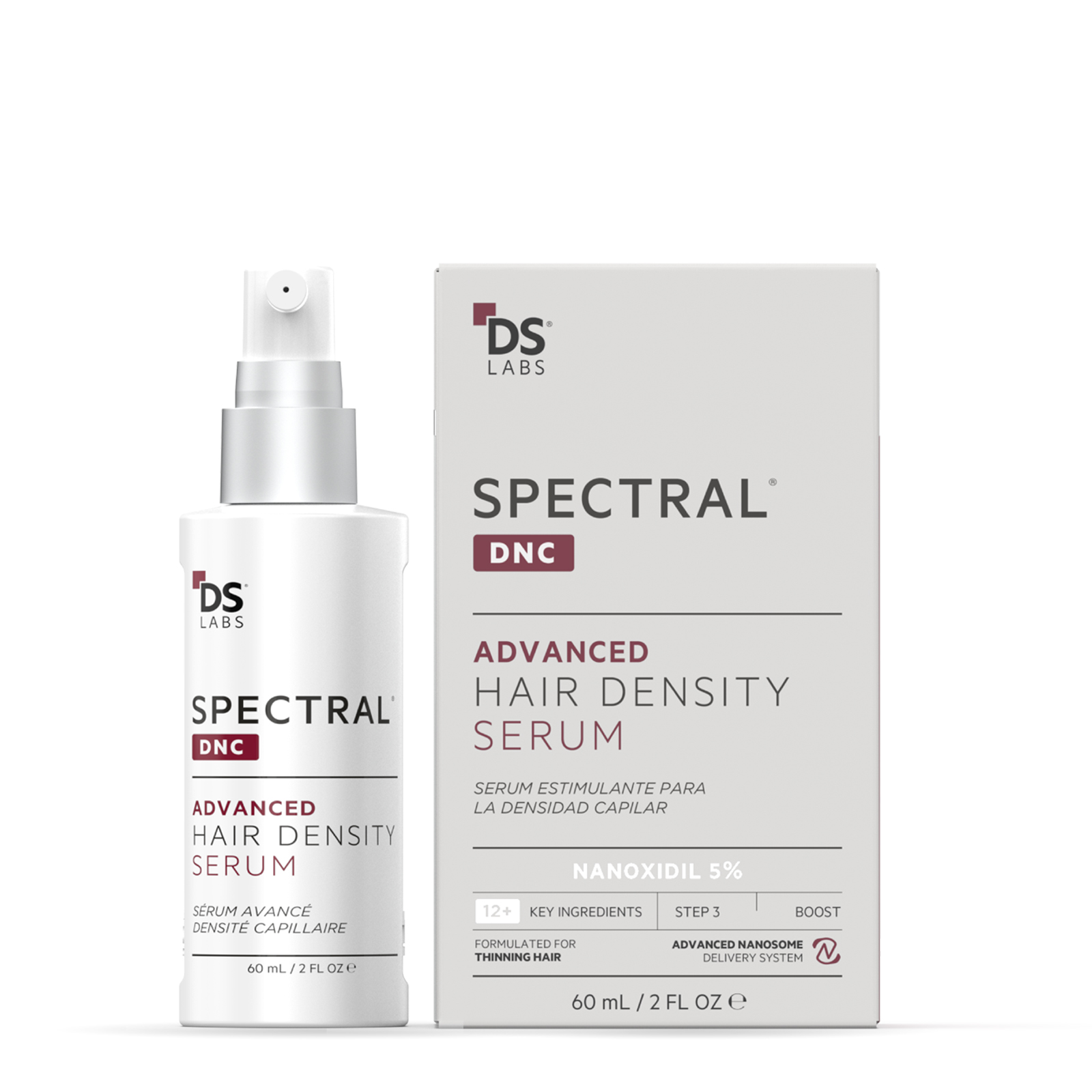 Spectral DNC Tratamiento para la Densidad Capilar con Nanoxidil 60 ml