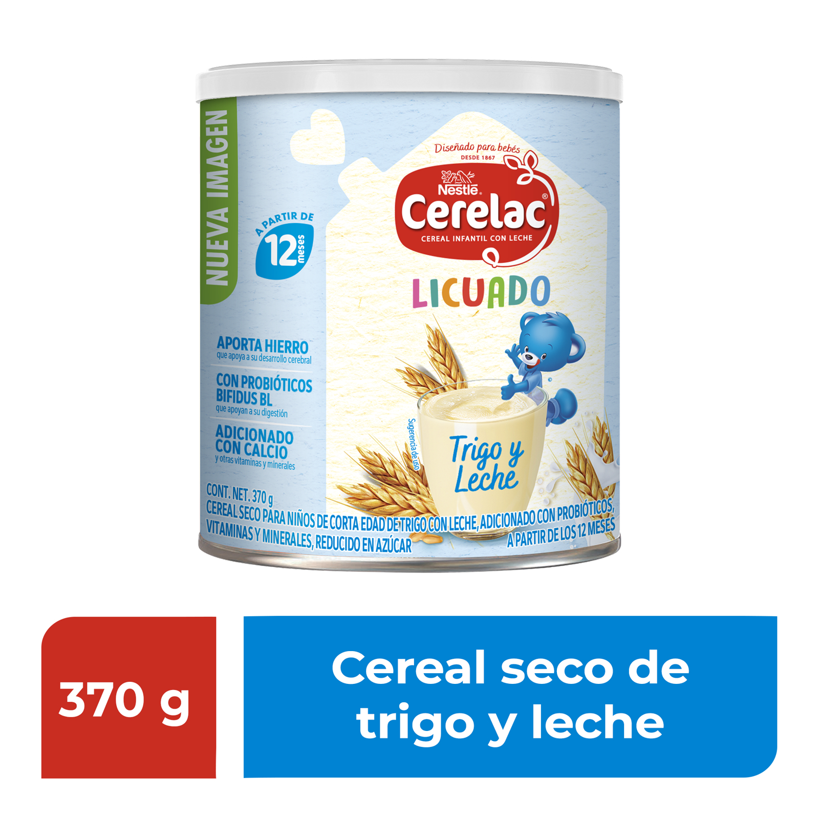 Cereal con leche nestlã© cerelac junior desde 1 aã±o 270g