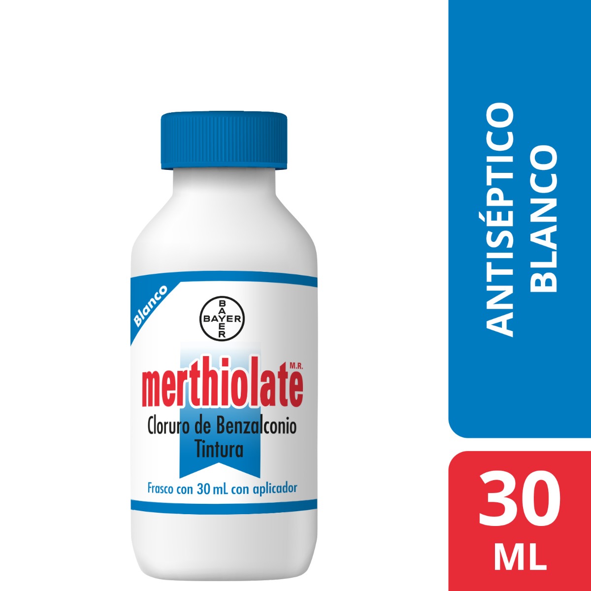 Farmacias del Ahorro | Merthiolate M.R. Blanco 30 ml - Antiséptico para ...