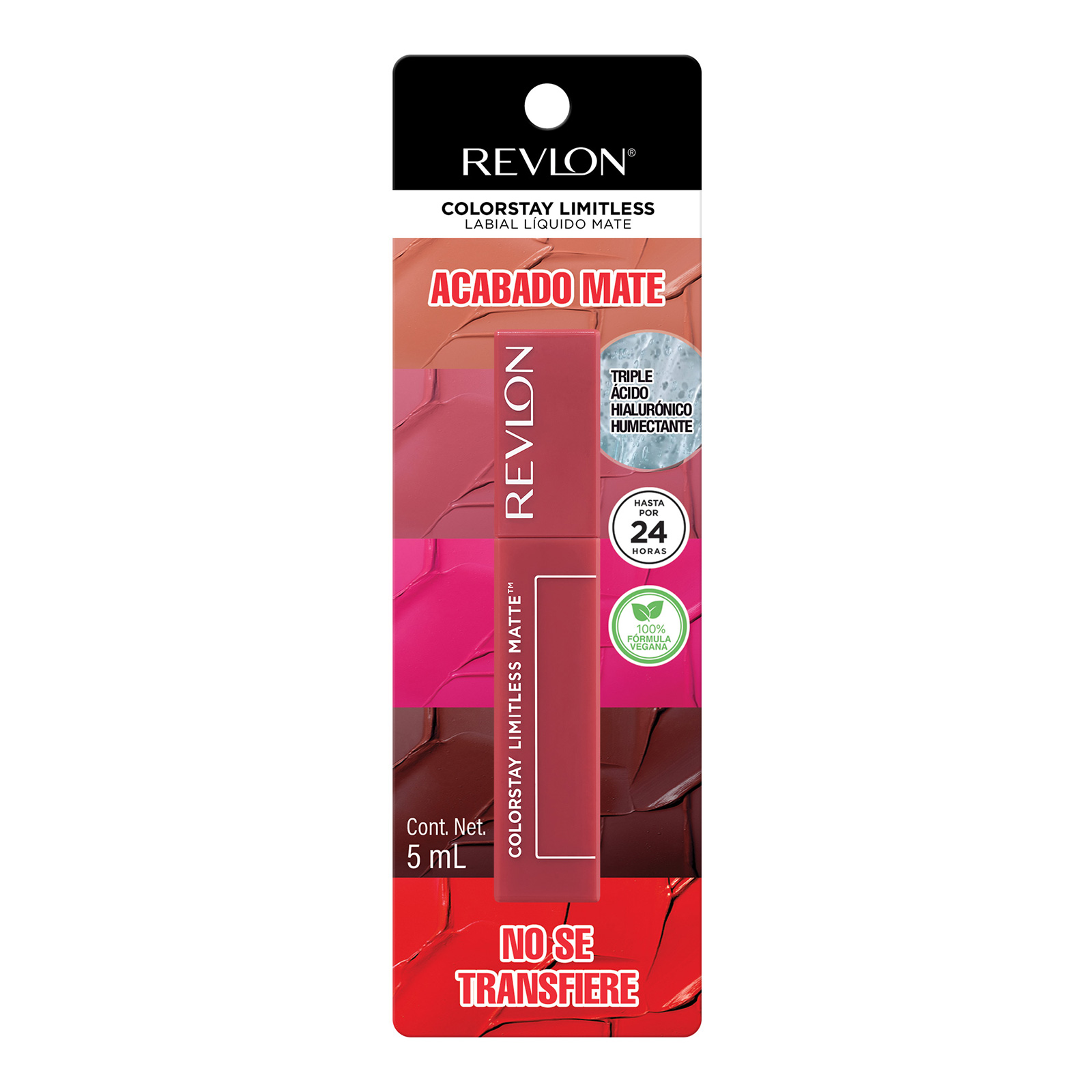 Revlon Colorstay Limitless Labial Líquido Mate, Tono Stir Me Up, 5 ml