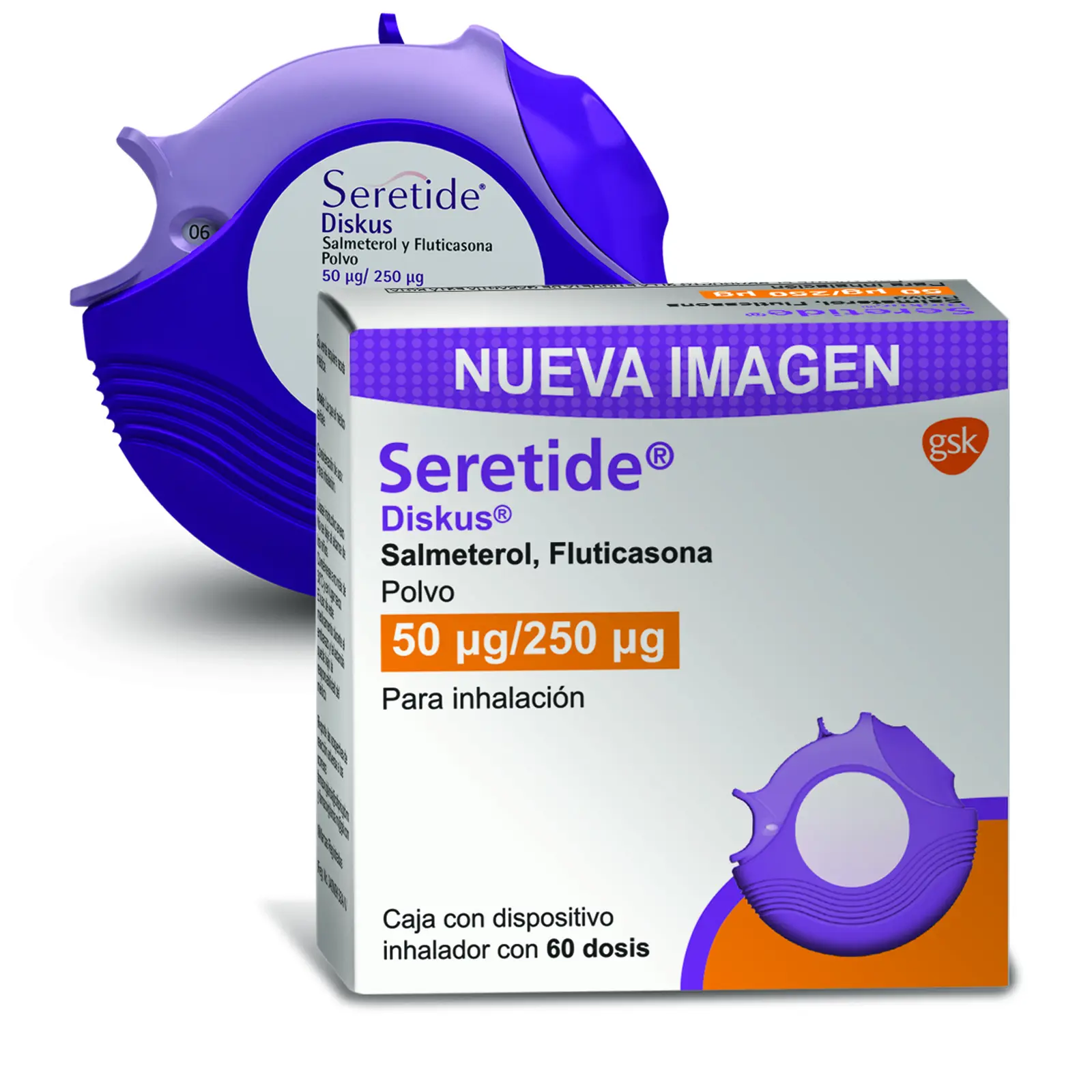 Farmacias del Ahorro | Seretide Disk 50 mcg/ 250 mcg Oral 60 Dosis ...