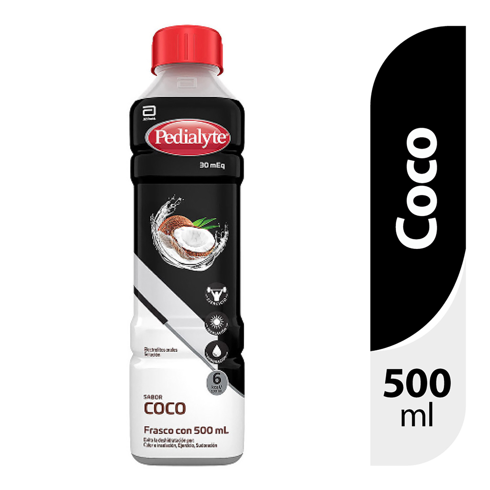 Pedialyte oral coco 500 ml sol