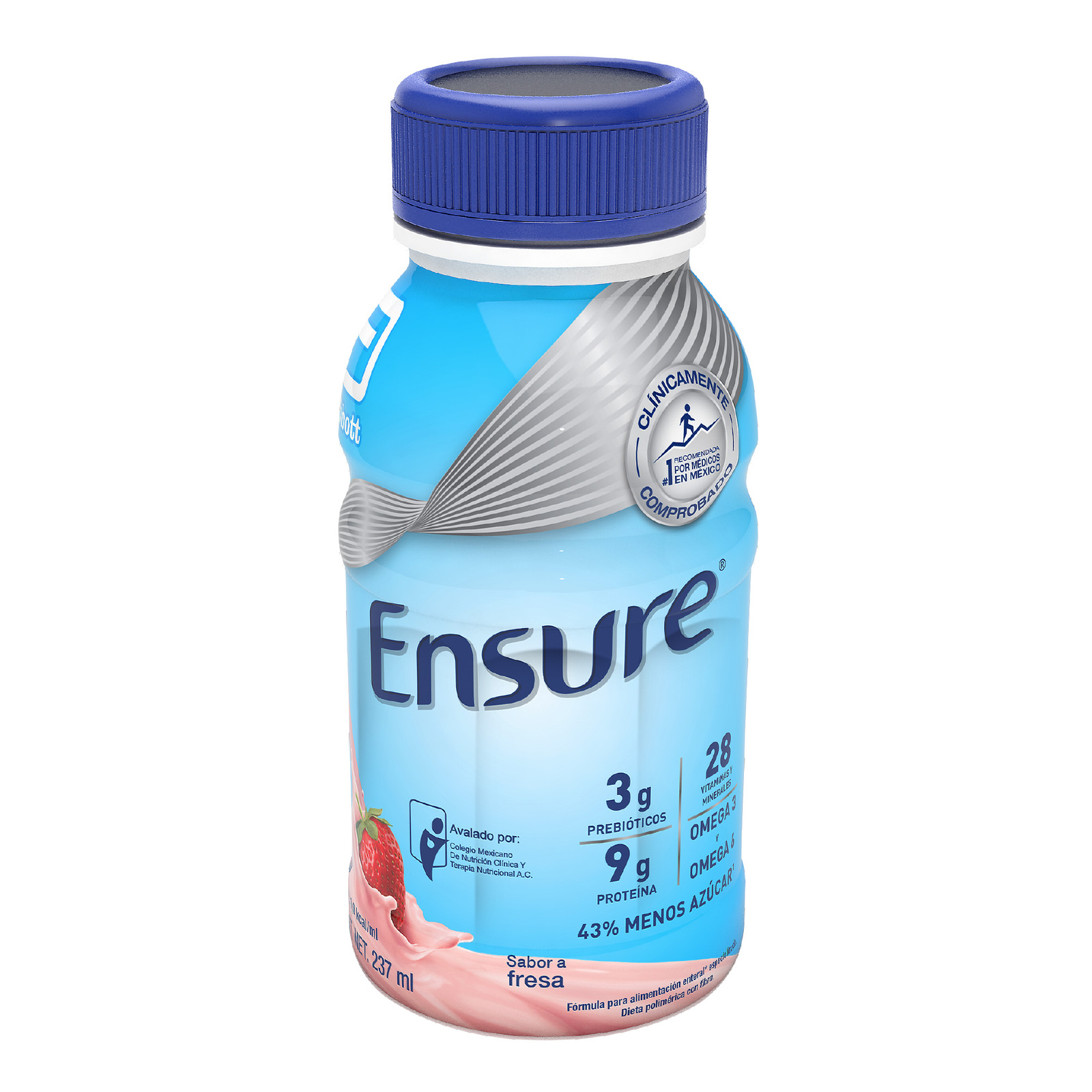 Ensure singles sabor fresa 237 ml