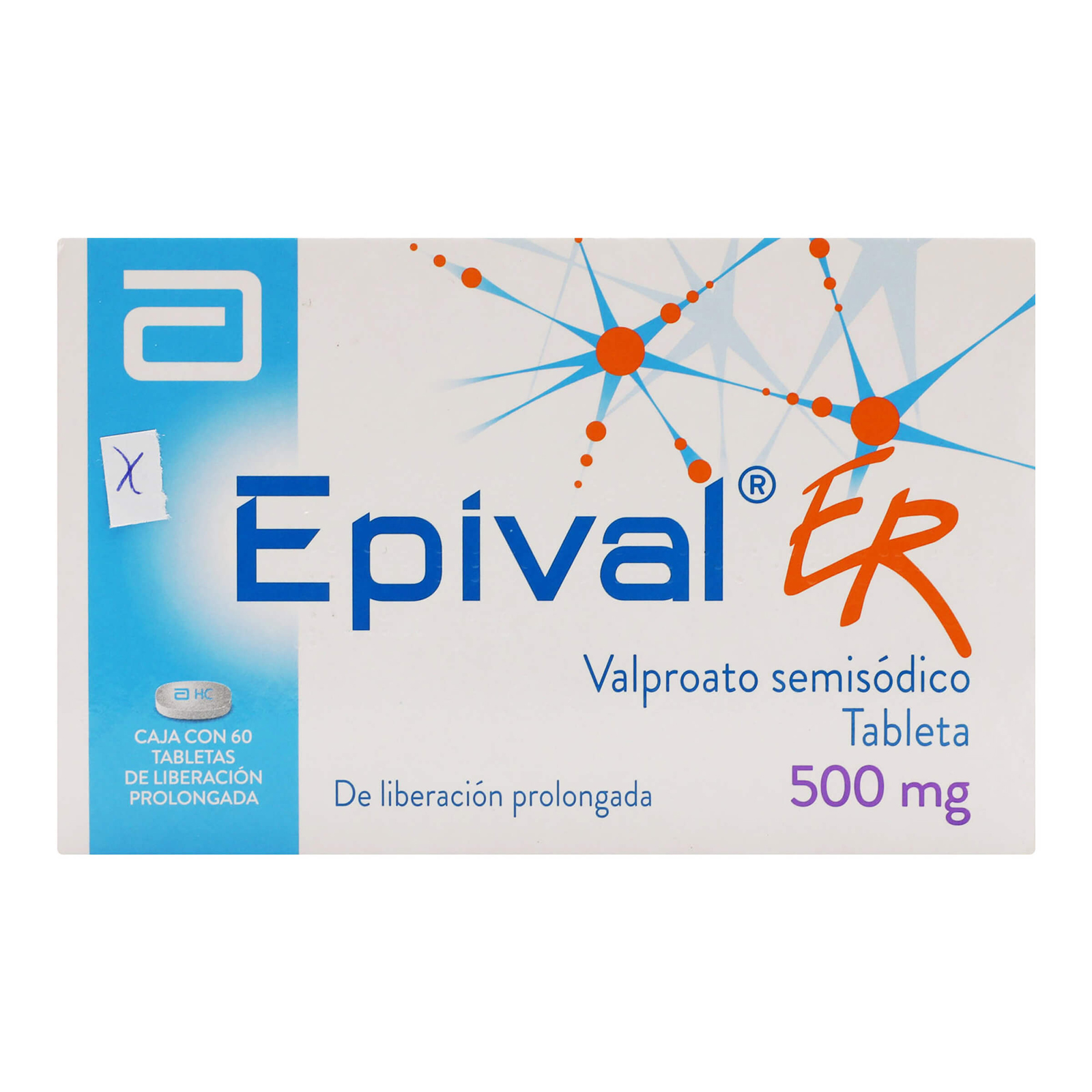 Epival Er 500 mg Oral 60 tabletas