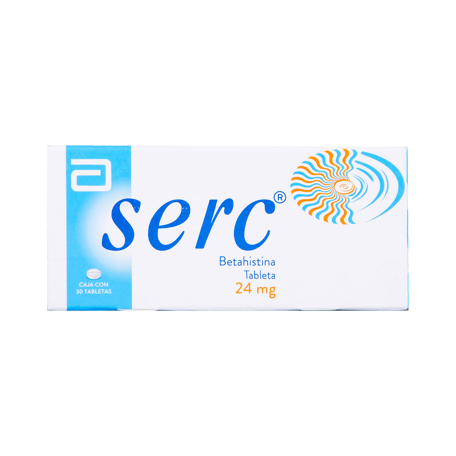 Serc 24 mg oral 30 tabletas