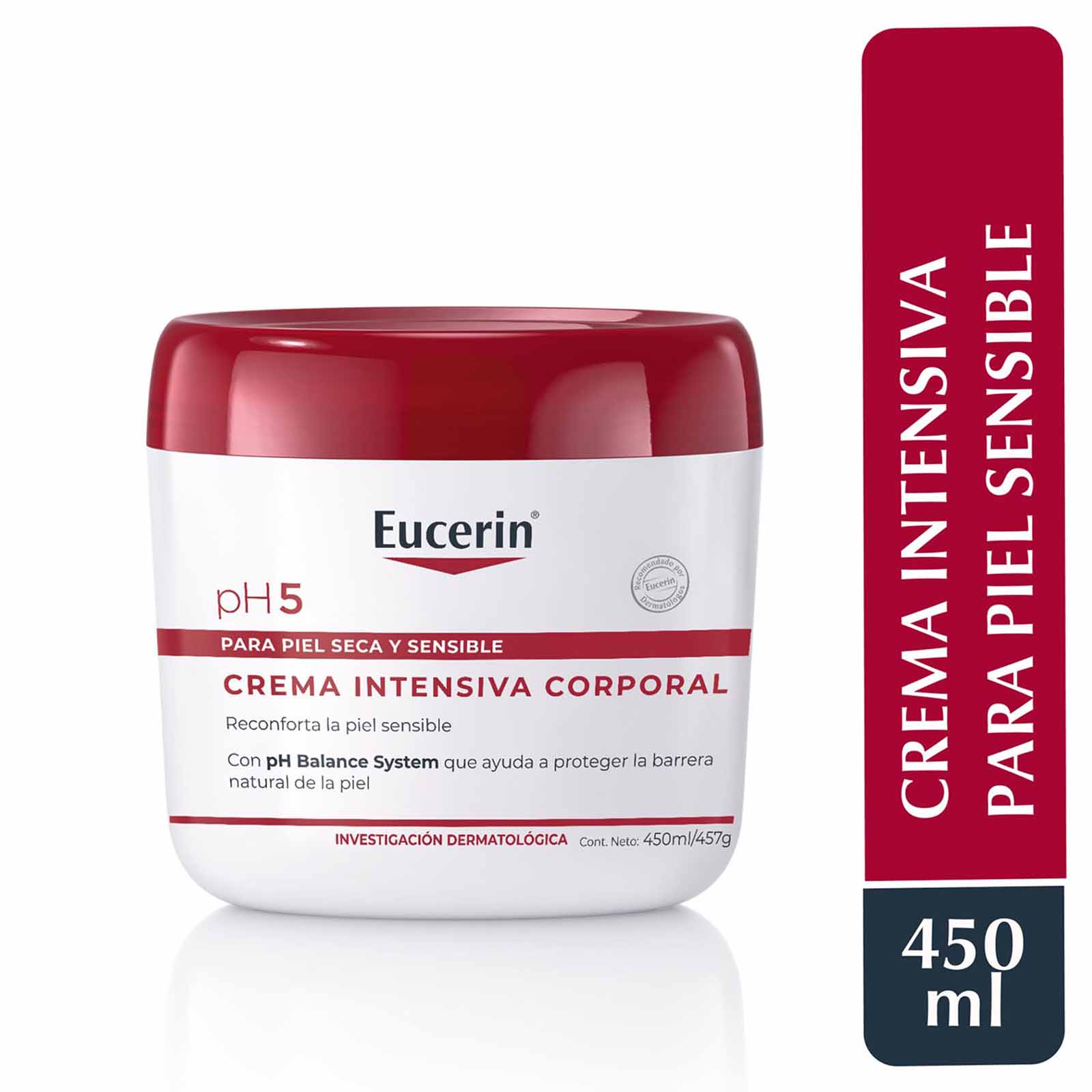 Eucerin pH5 Crema Intensiva Corporal En Tarro 450ml