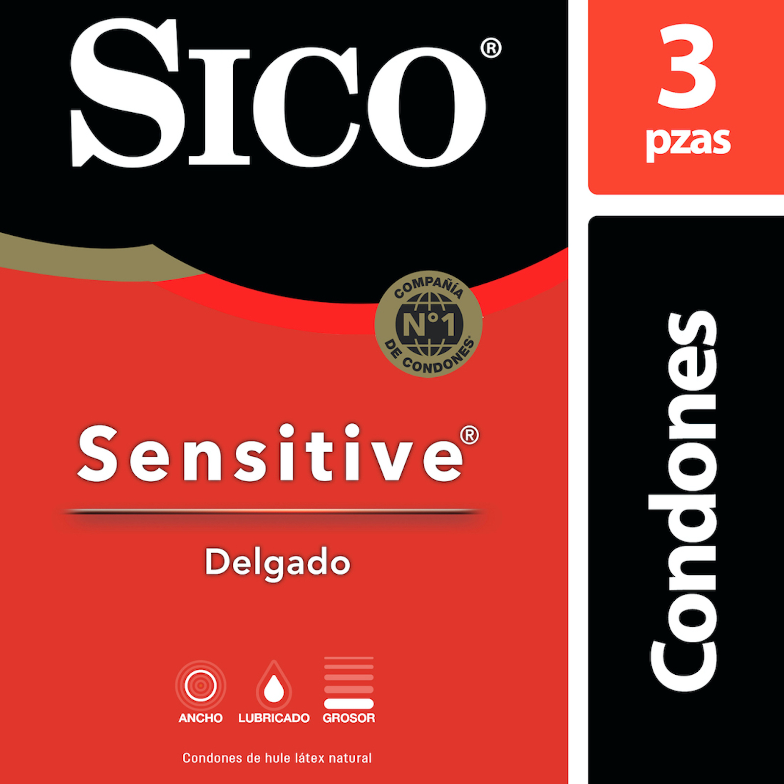 Preserv sico sens 3 cart