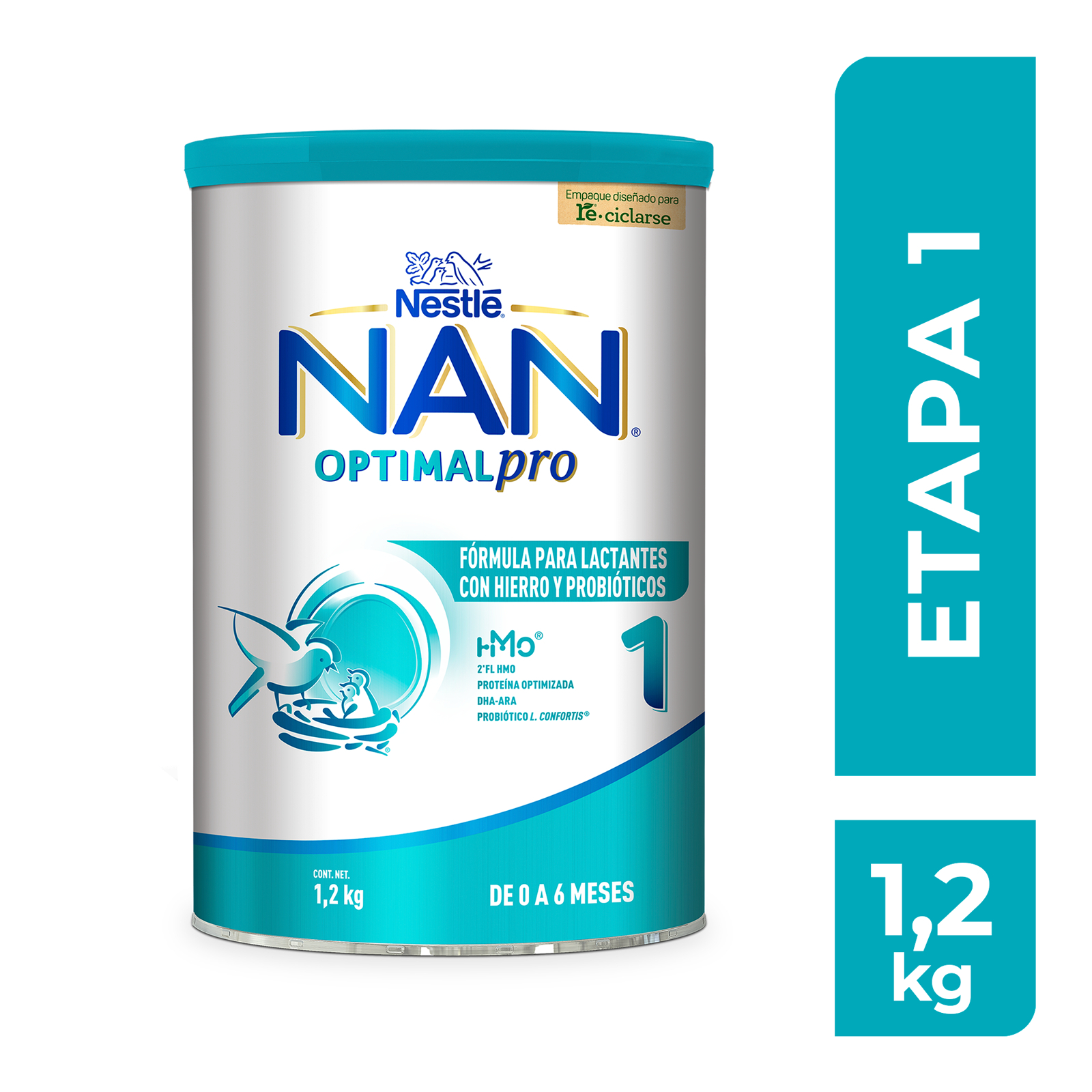 Nestlé NAN Optipro Fórmula Especializada con H-MO Etapa 1 1.2 kg