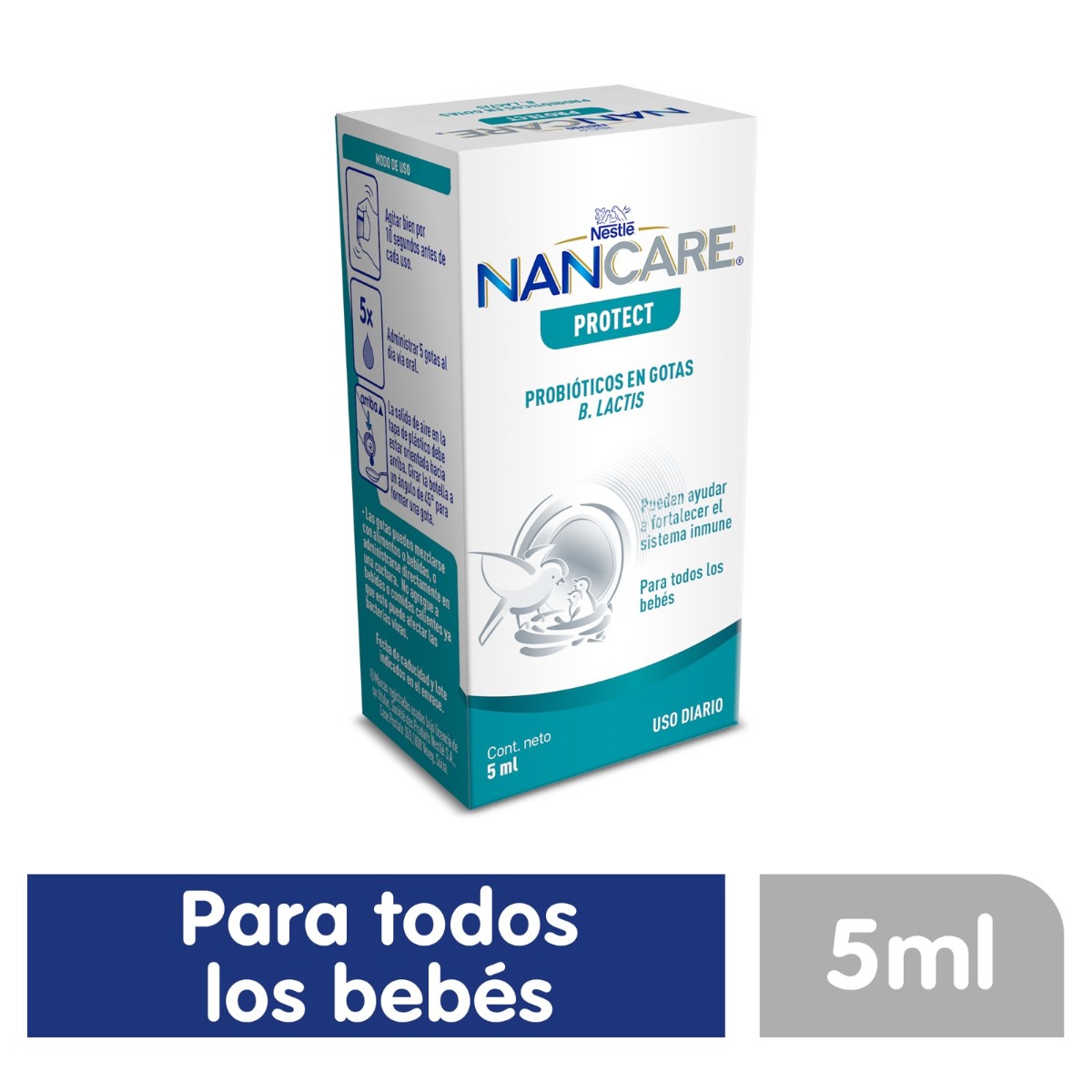 NAN Care Protect Probióticos en Gotas a Partir del Nacimiento Frasco con 5 ml
