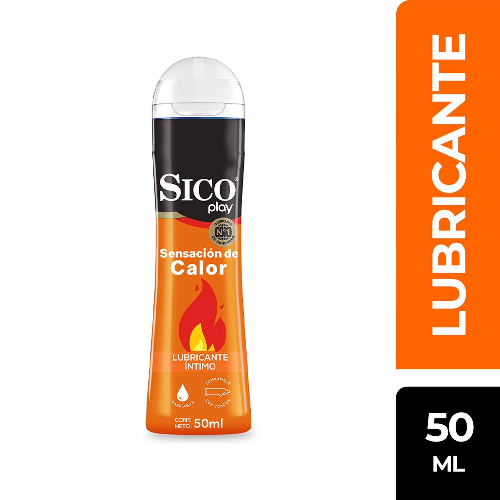 Lubricante sico play calor 50 ml