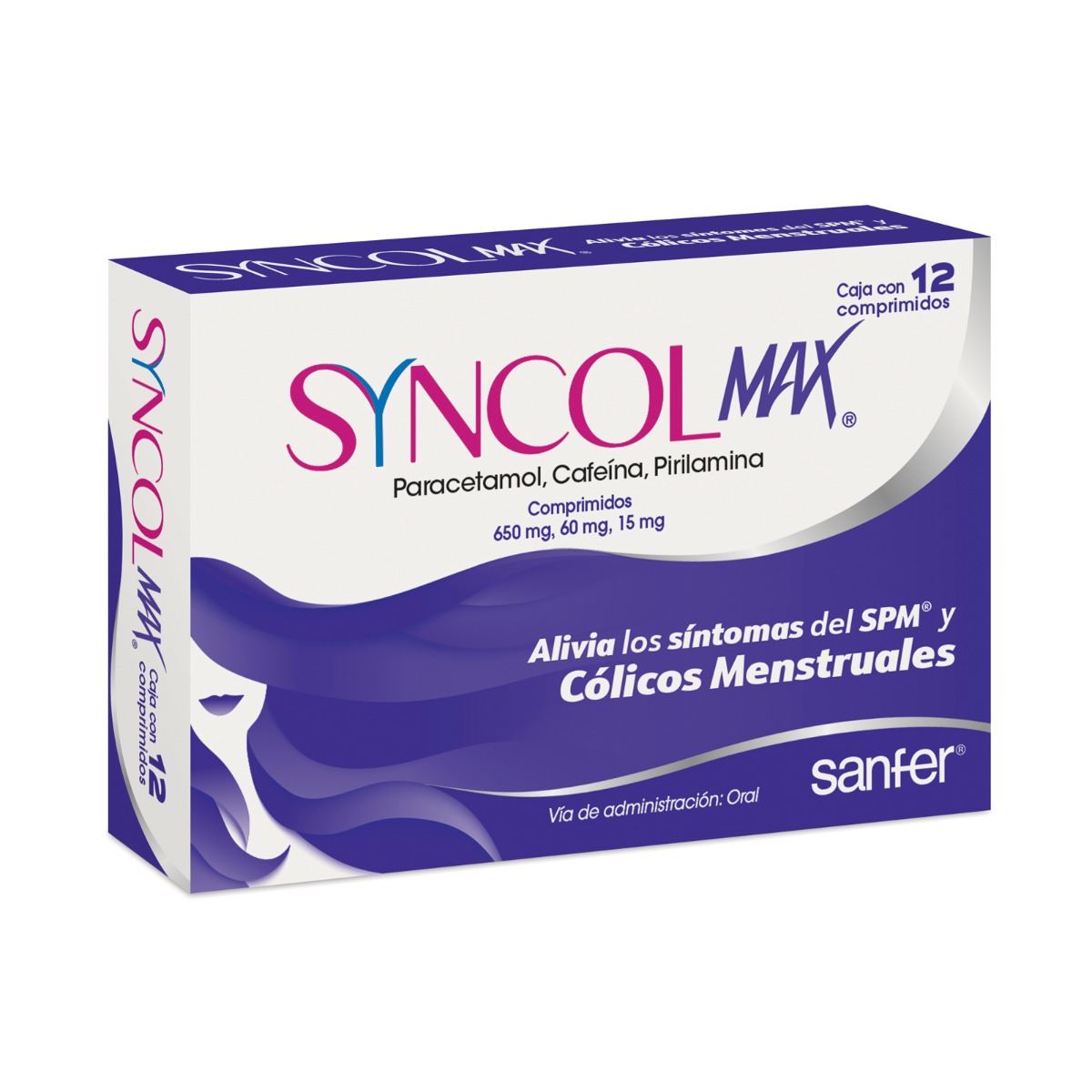 Syncol max oral 12 comprimidos