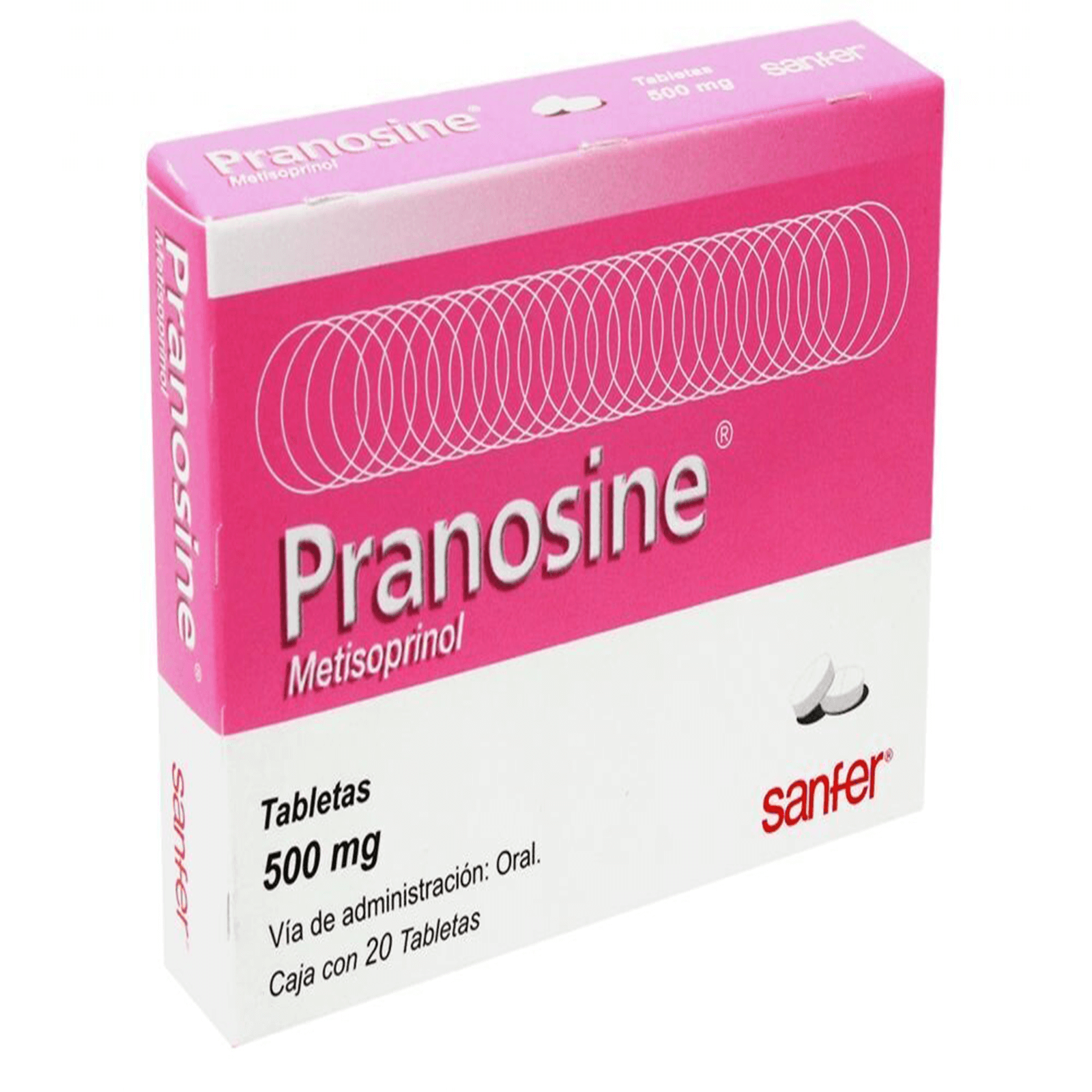 PRANOSINE 500 MG ORAL 20 TAB   5123
