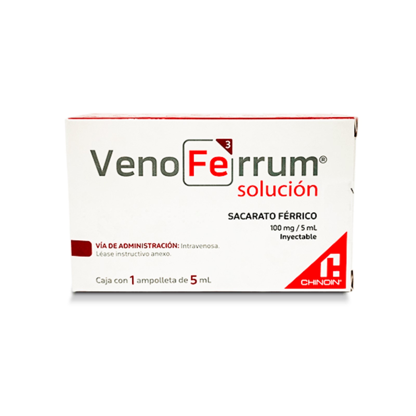 Farmacias del Ahorro | Venoferrum 100 mg/5 mLSolucion Inyectable 1 ...