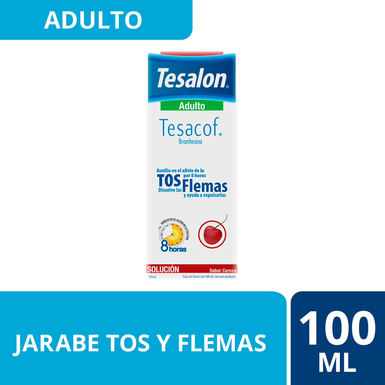Farmacias del Ahorro | Tesalon Tesacof Adulto tos con flema jarabe 100 ...