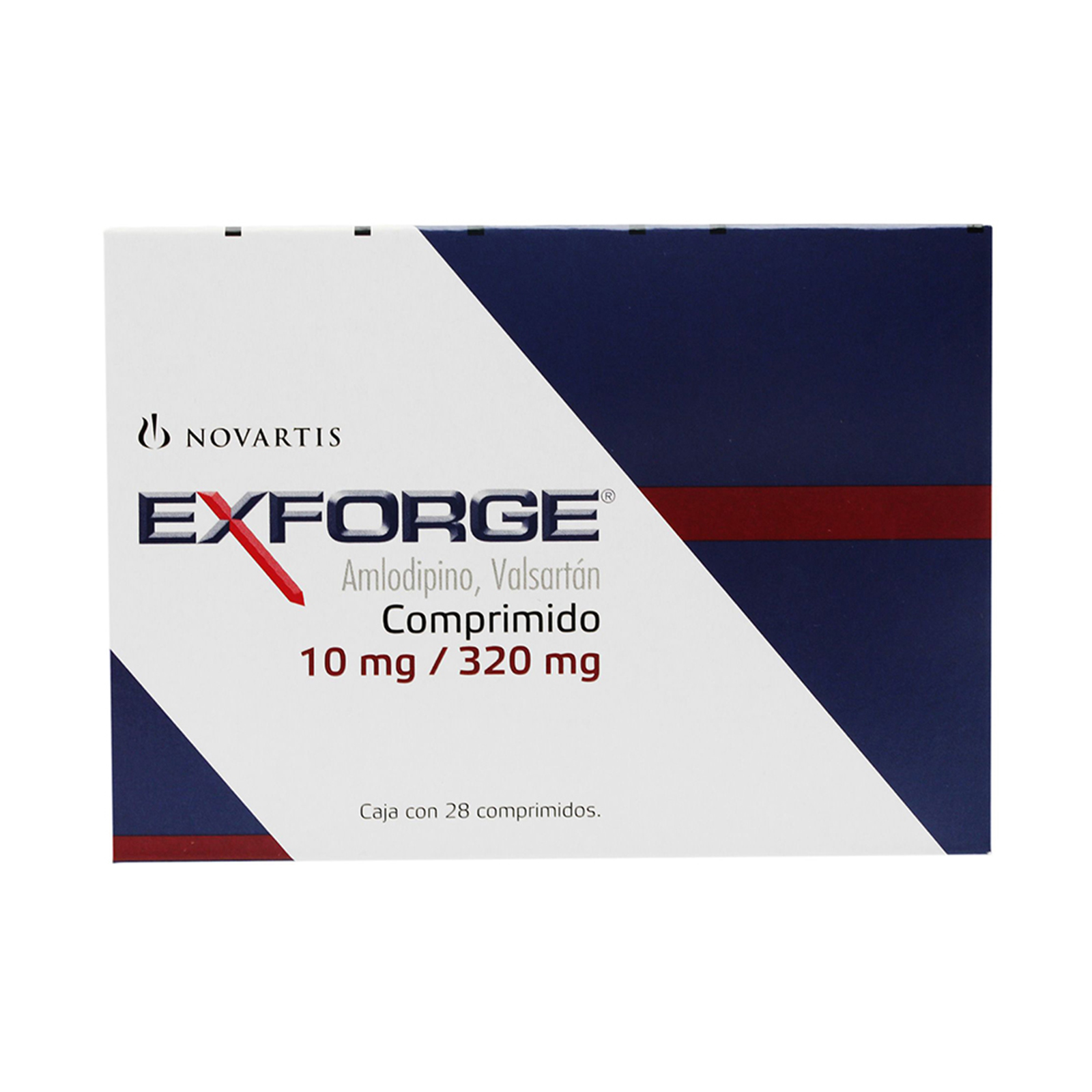Farmacias del Ahorro | Exforge 10 mg/ 320 mg Oral 28 Comprimidos ...