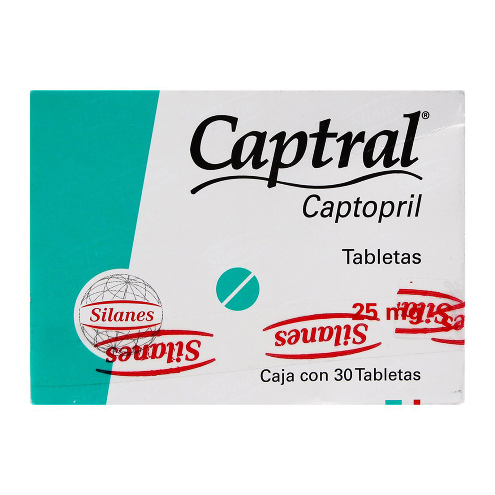 Farmacias del Ahorro | Captral 25 mg Oral 30 Tabs | Tienda en línea a ...