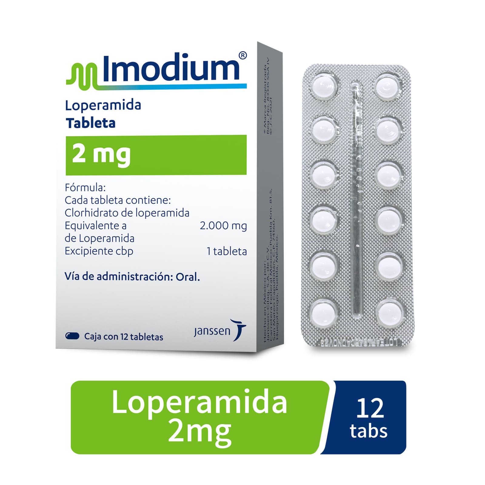 Imodium 2 mg oral 12 grag