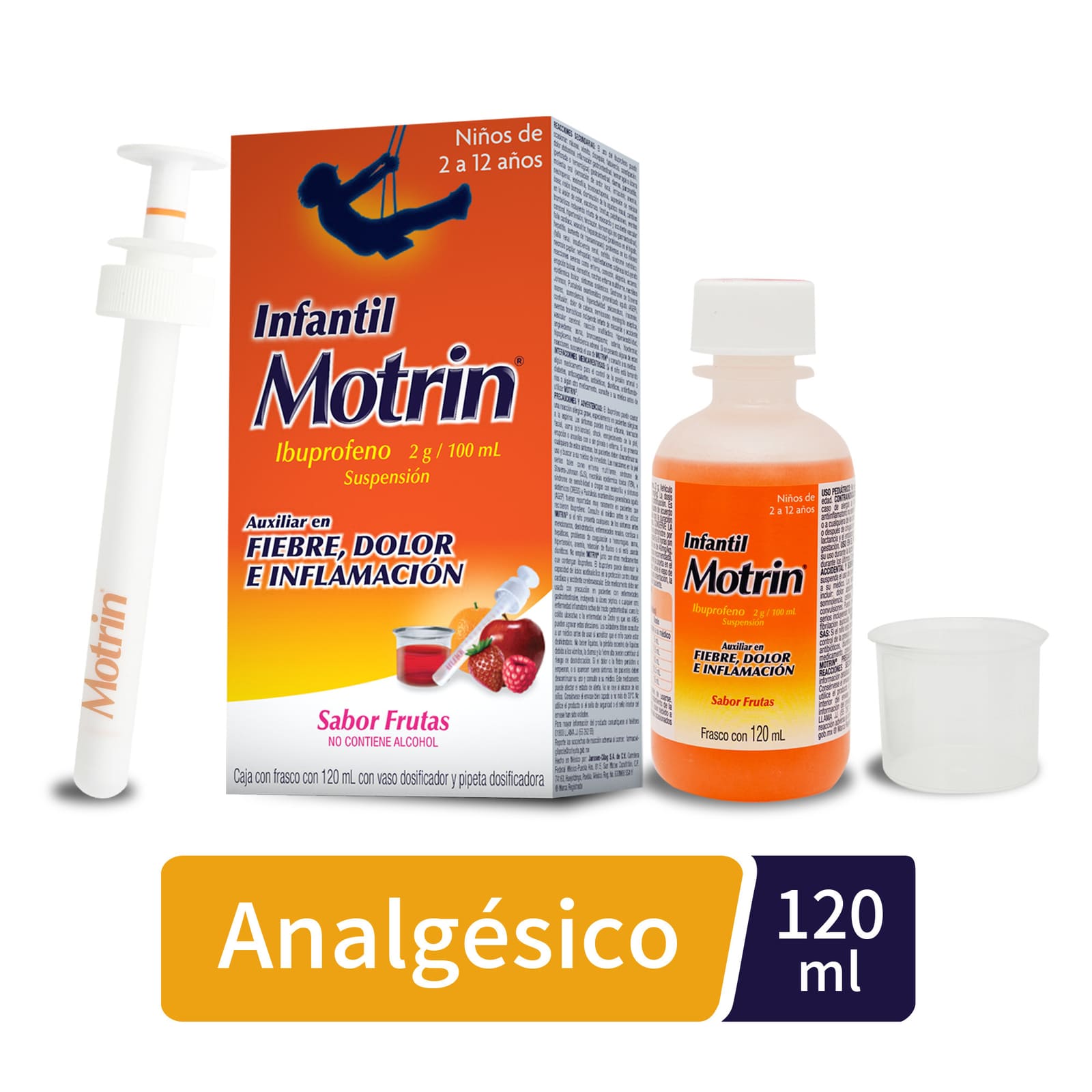 Motrin Analgésico Suspensión Infantil 120 ml