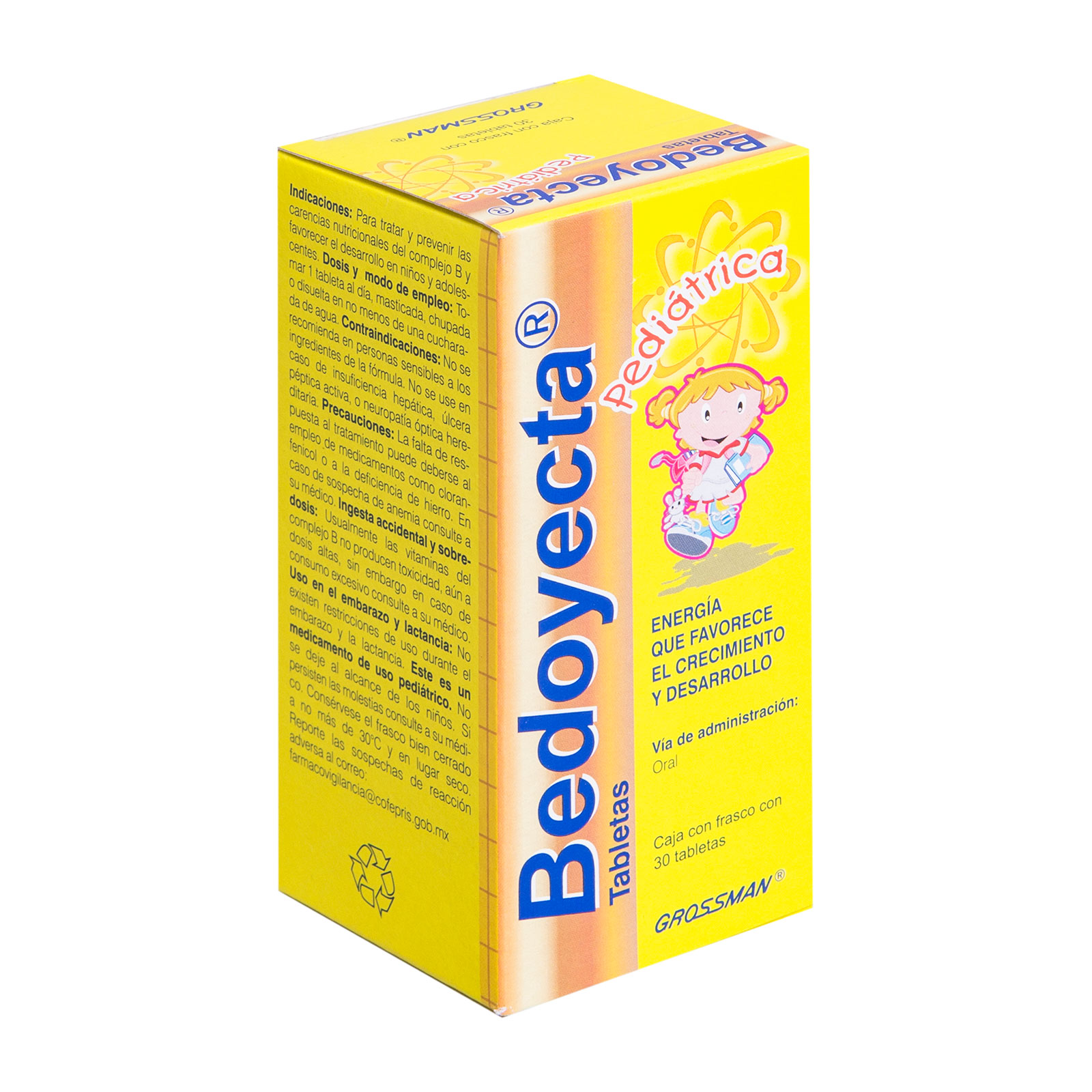 Bedoyecta Pediátrica 30 tabletas