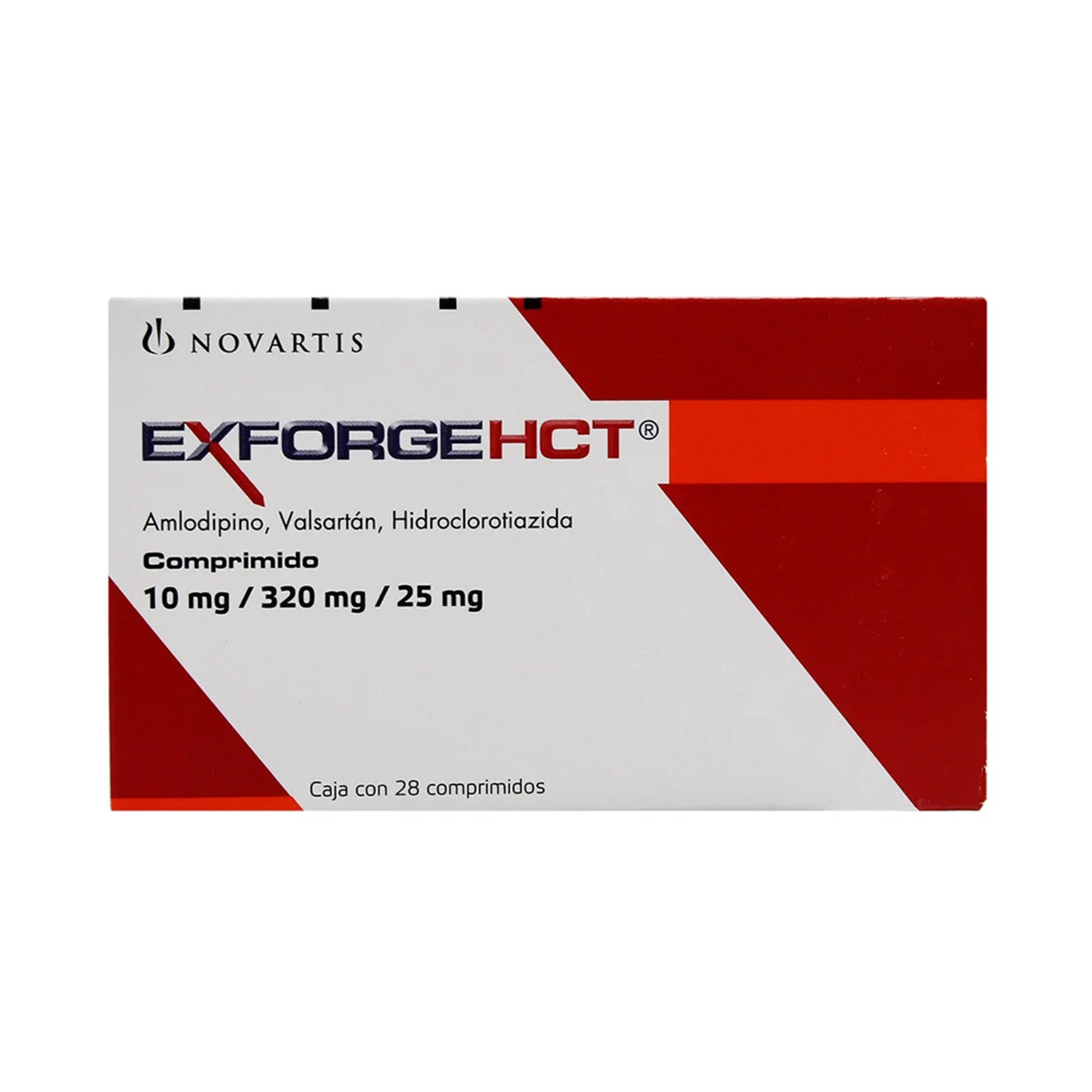 Farmacias del Ahorro | Exforge HCT 10 mg/ 320 mg/ 25 mg Oral 28 ...