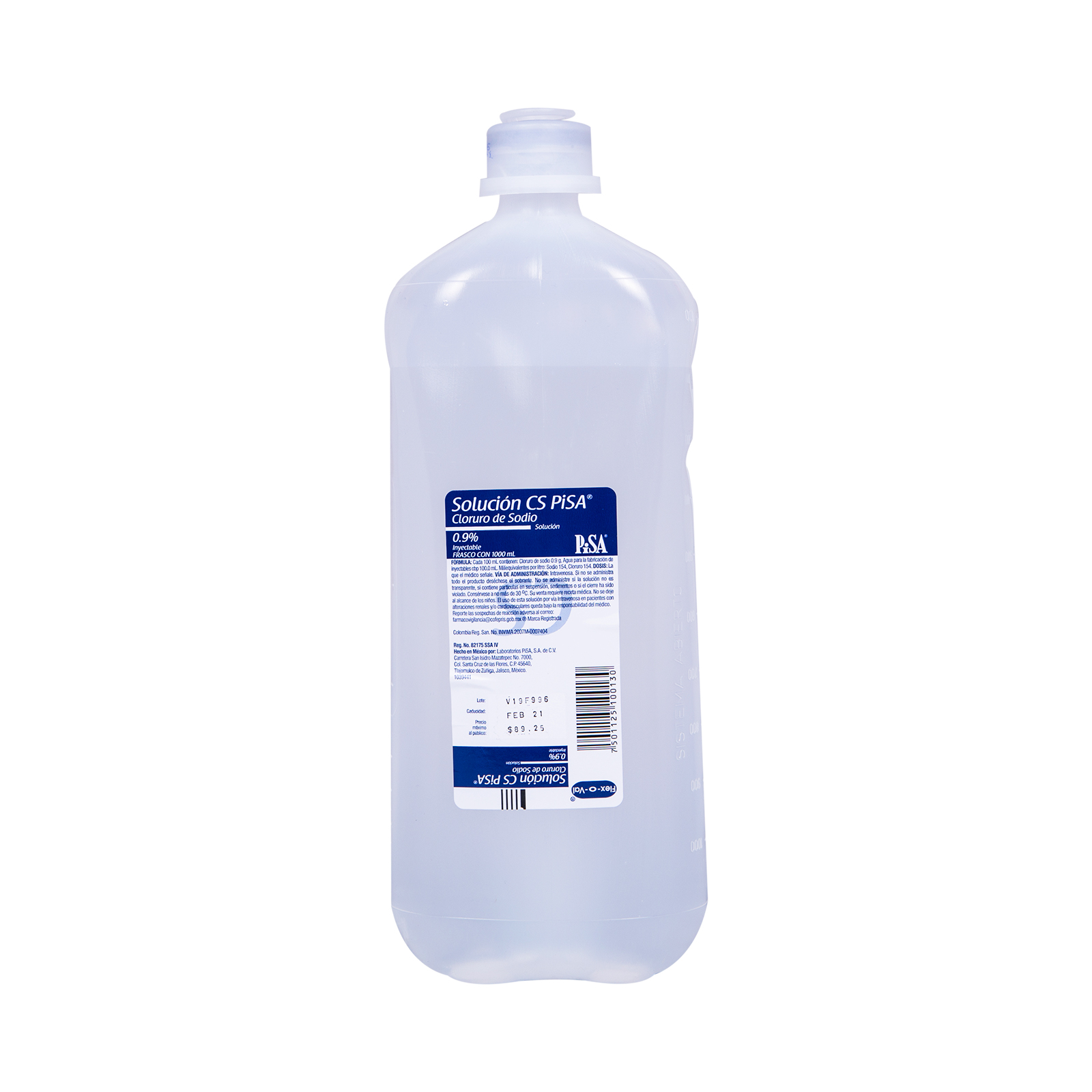 Cloruro de sodio 1000 ml solucion