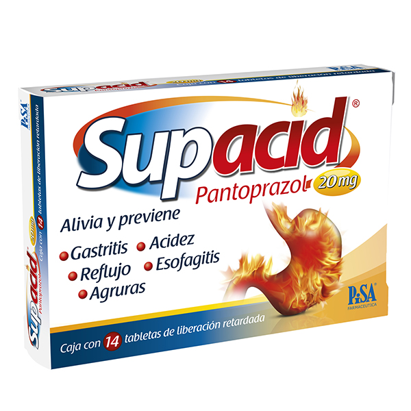Supacid 20 mg 14 tabletas