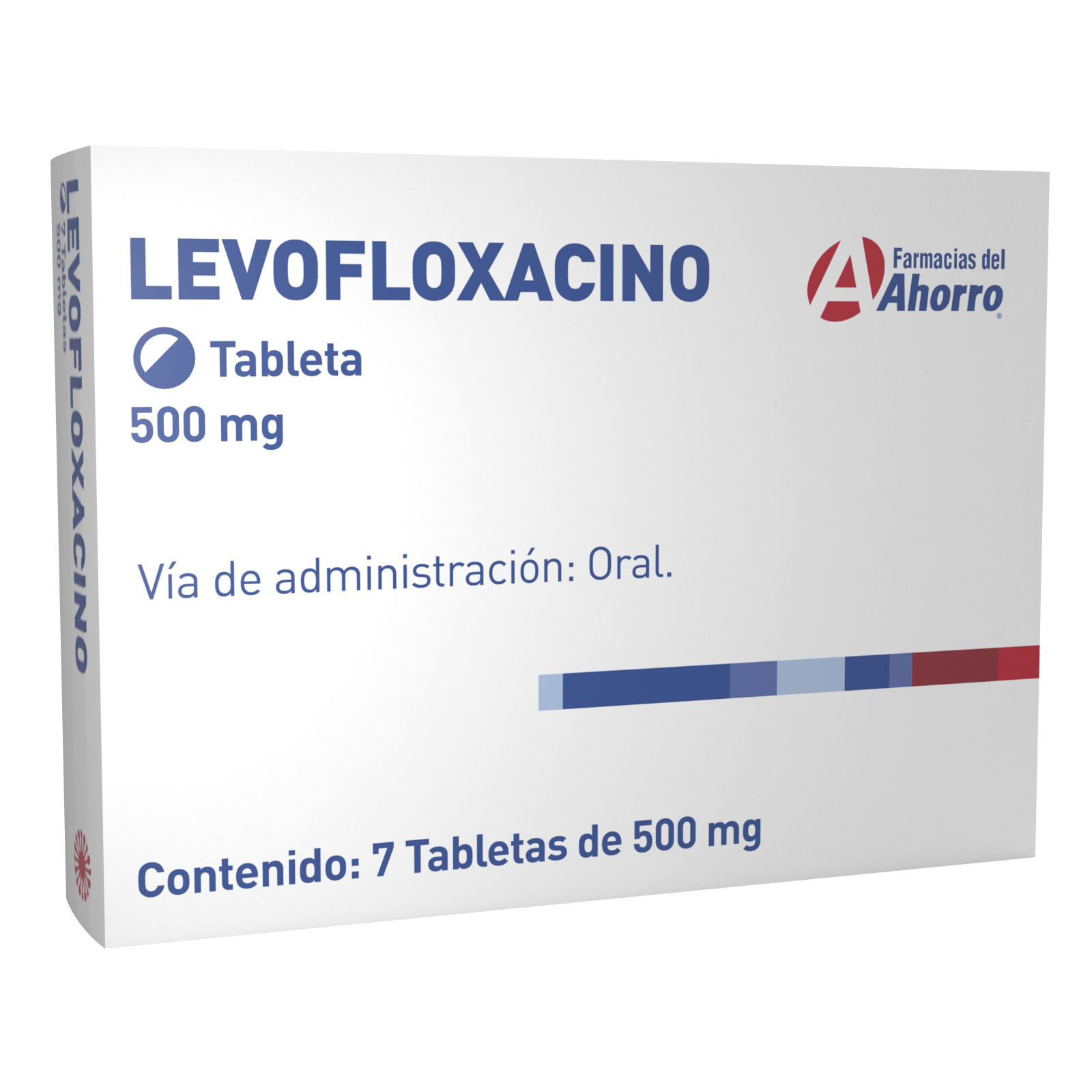 Levofloxacino 500 mg Oral 7 tabletas Marca del Ahorro
