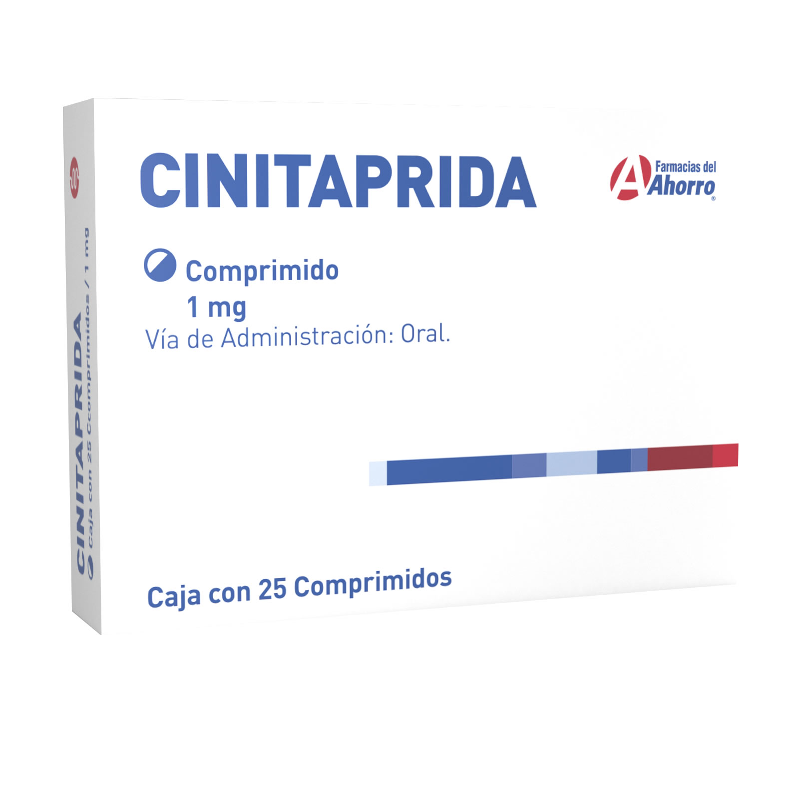 Farmacias del Ahorro | Marca del Ahorro Cinitaprida 1 mg oral 25 ...