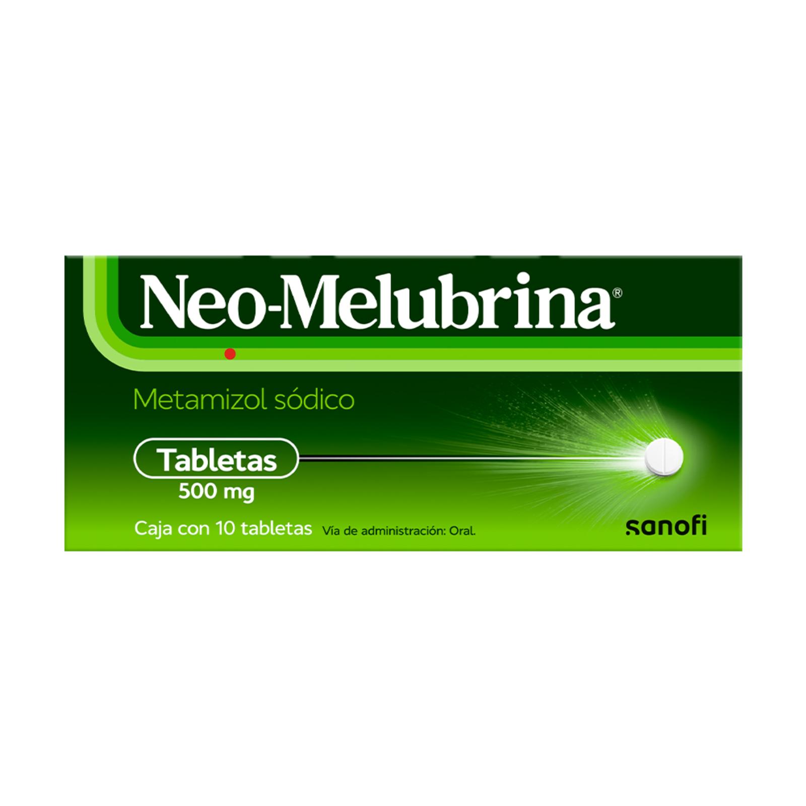 NEO-MELUBRINA C/10 TABS. 500 MG. *SNF*