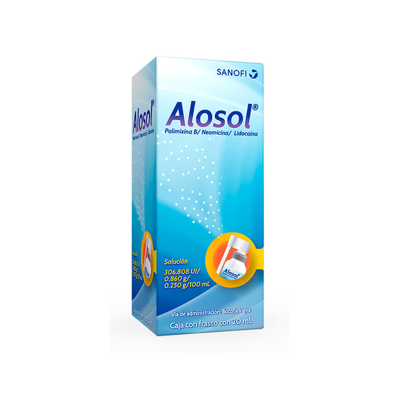 Alosol Bucofaringeo Solución Oral con 20 ml