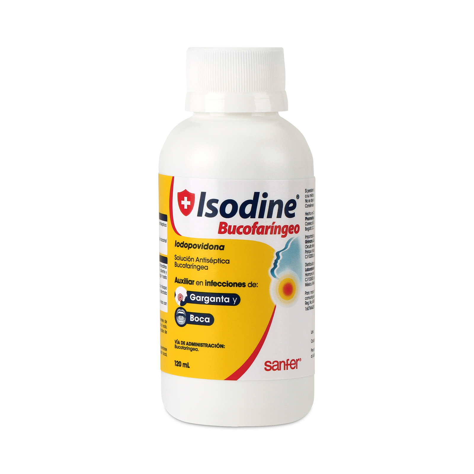 Isodine Bucofaríngeo Solución 120 ml