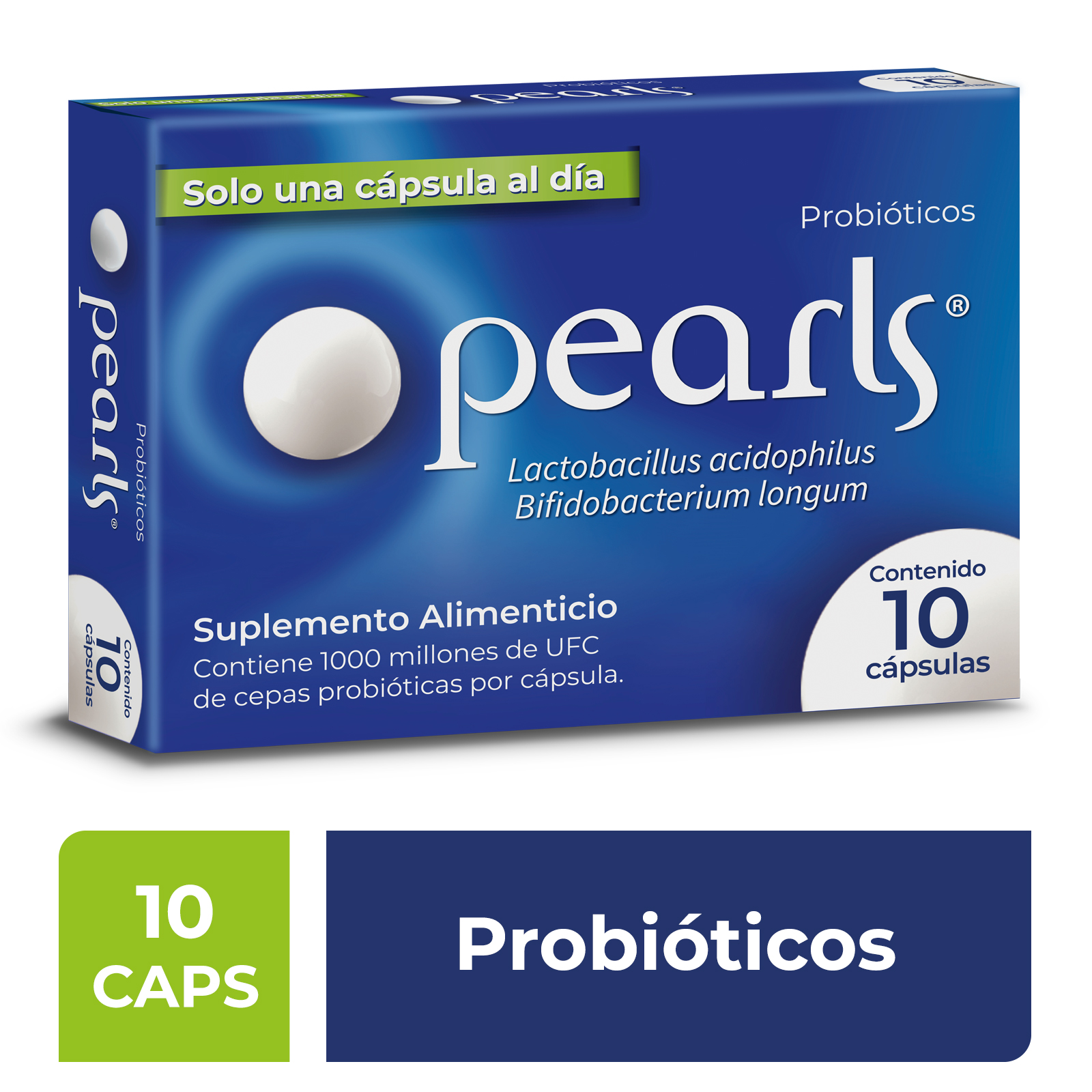 Pearls Probióticos 10 cápsulas