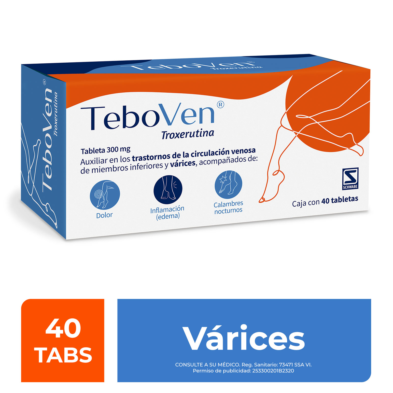 Teboven Troxerutina 40 Tabletas
