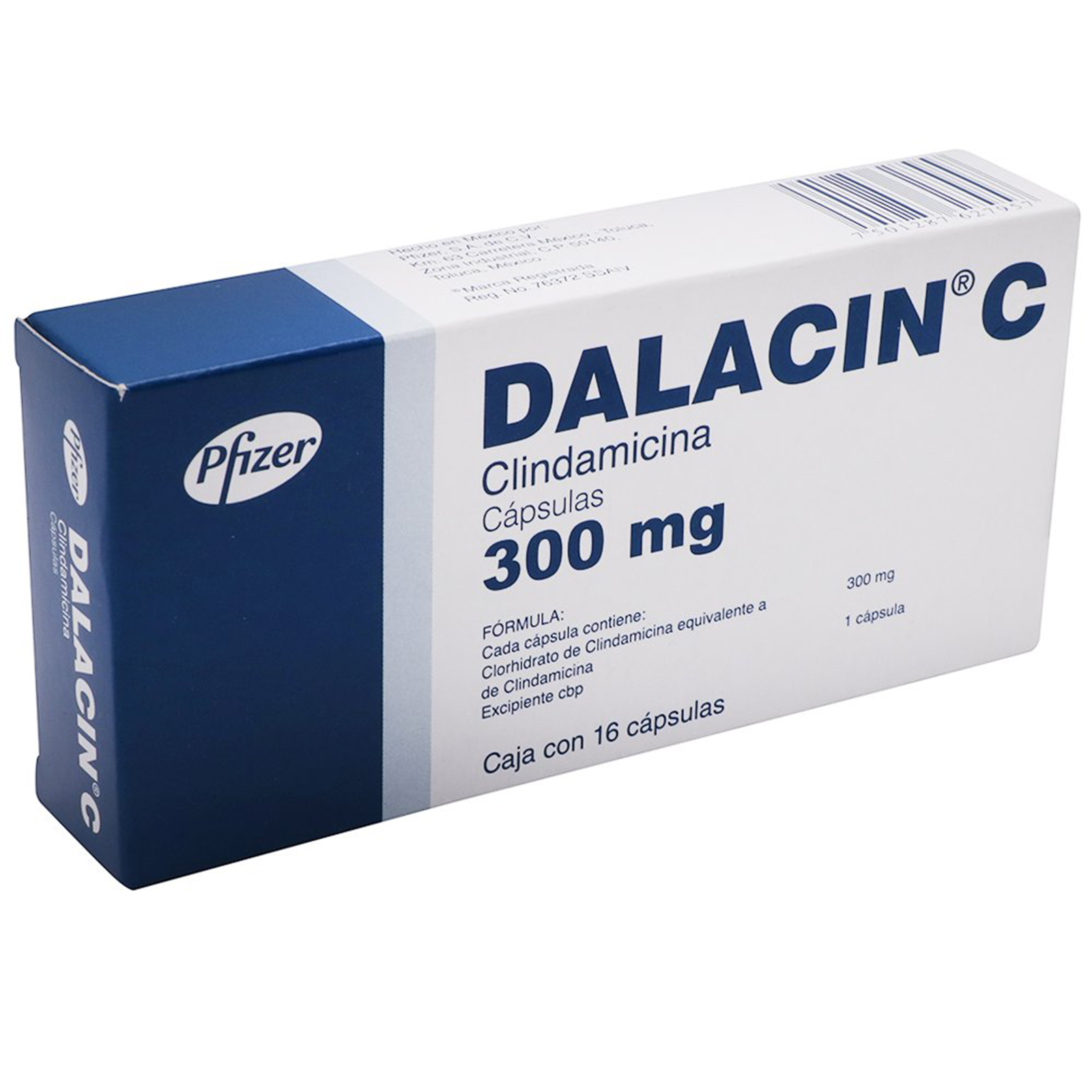 Dalacin C 300 mg Oral 16 cápsulas